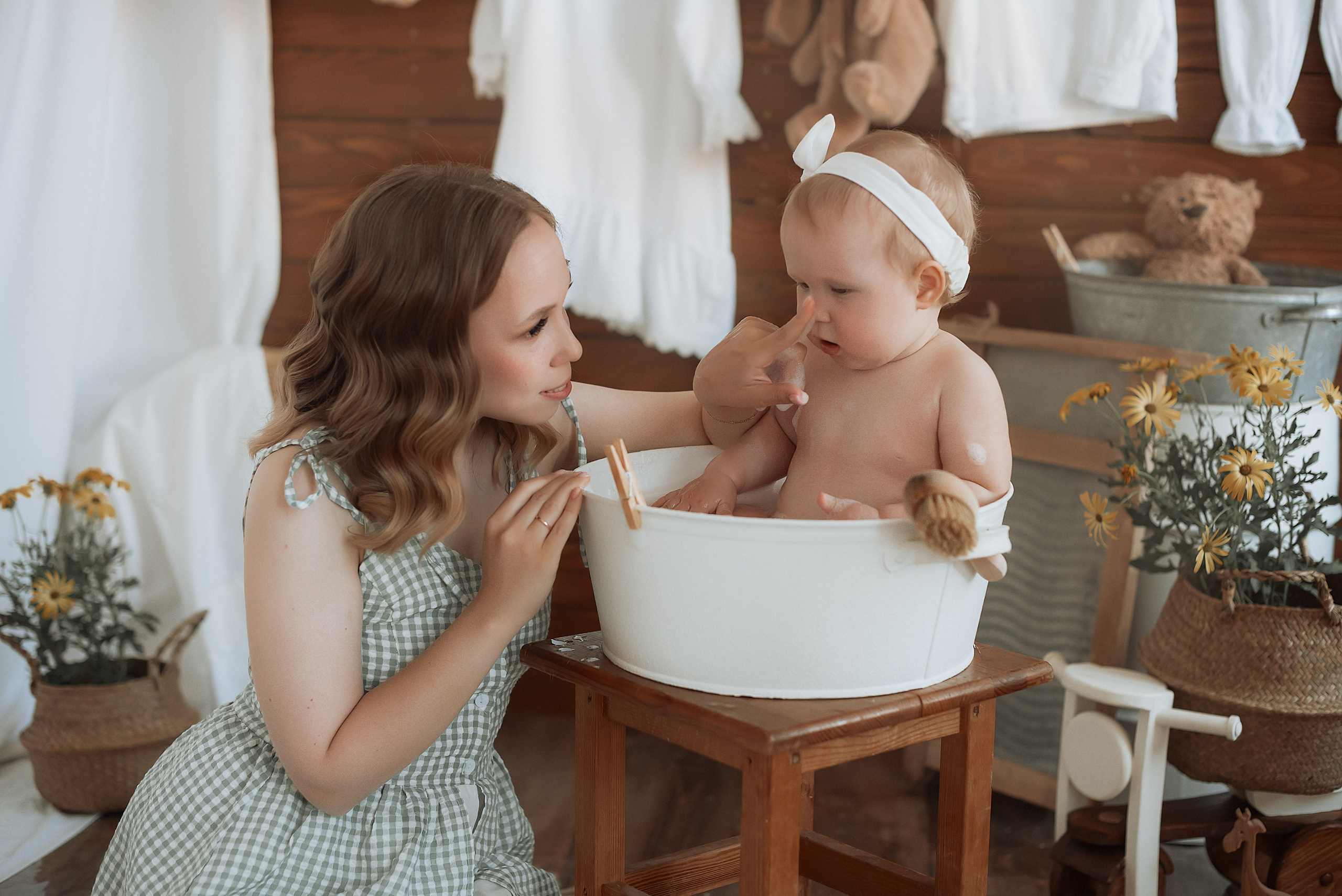 Ретро стирка. Детский фотограф в Санкт-Петербурге Татьяна Карпенко