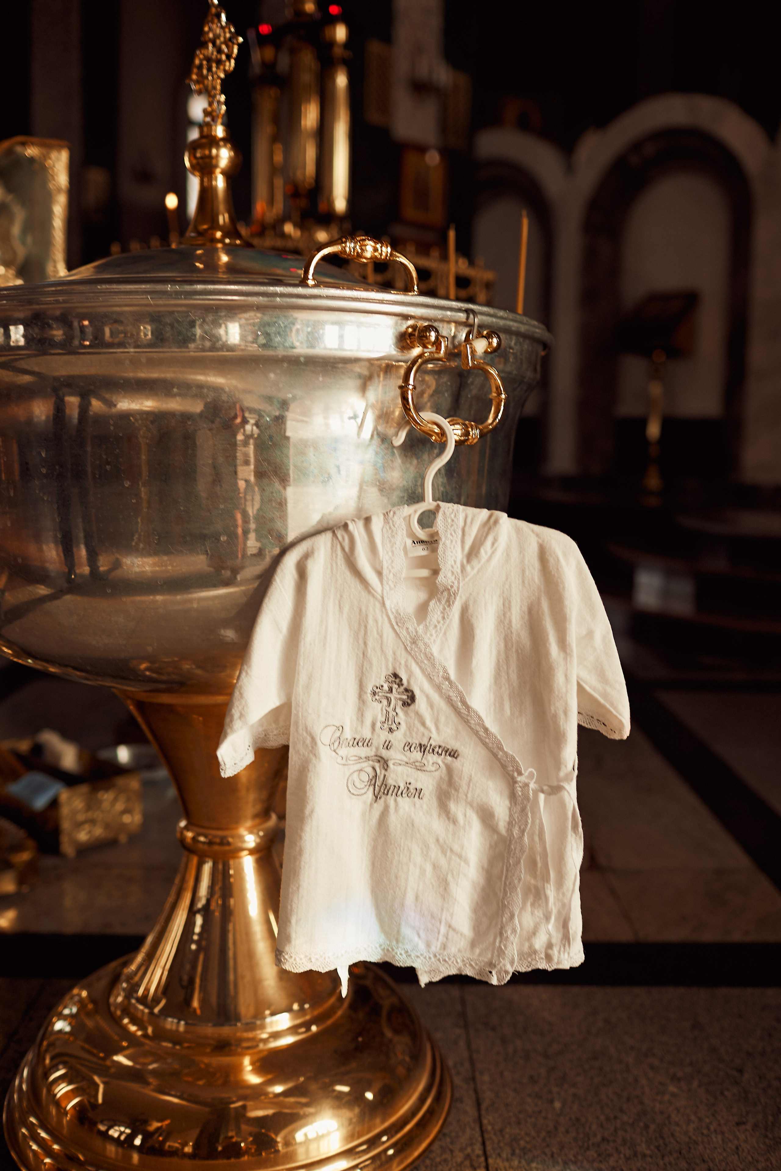 Таинство Крещения. Фотограф Москва|Ясенево Яна Новокрещенных