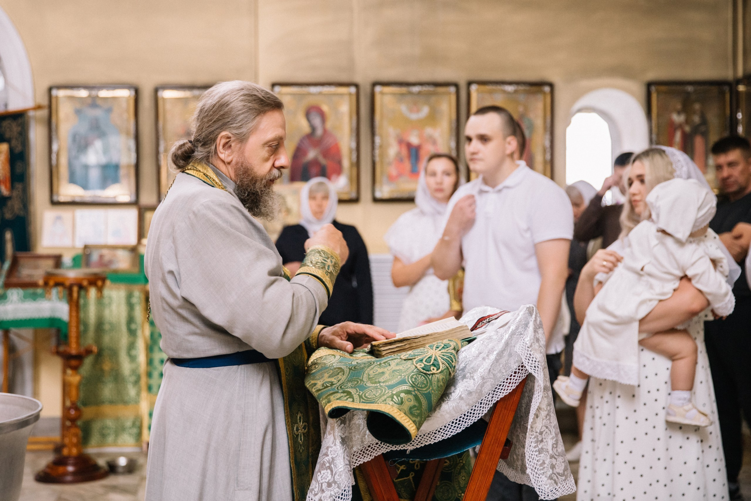 Таинство Крещение. Семейный фотограф