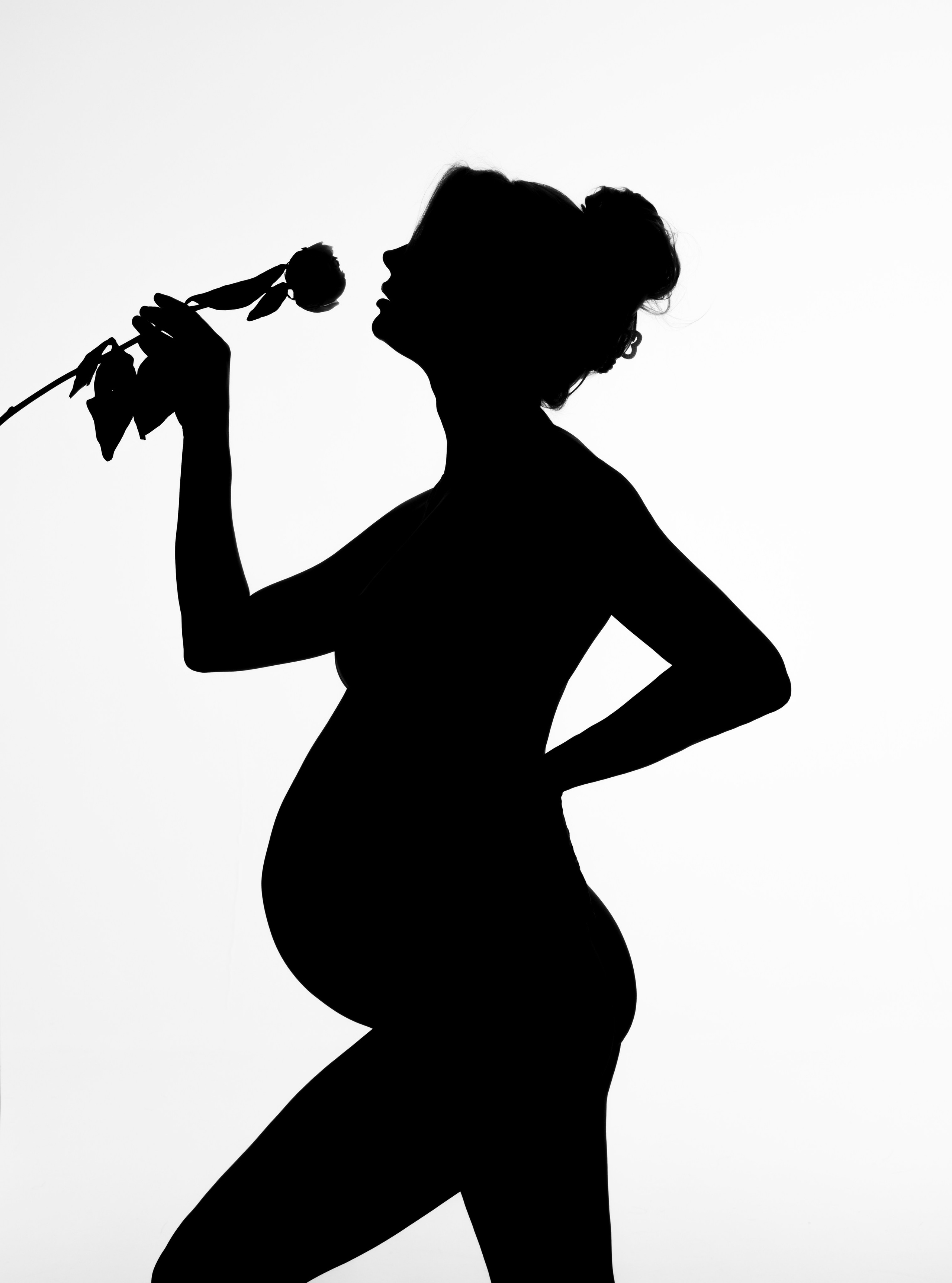 Фотосессия беременных в стиле ню в Москве