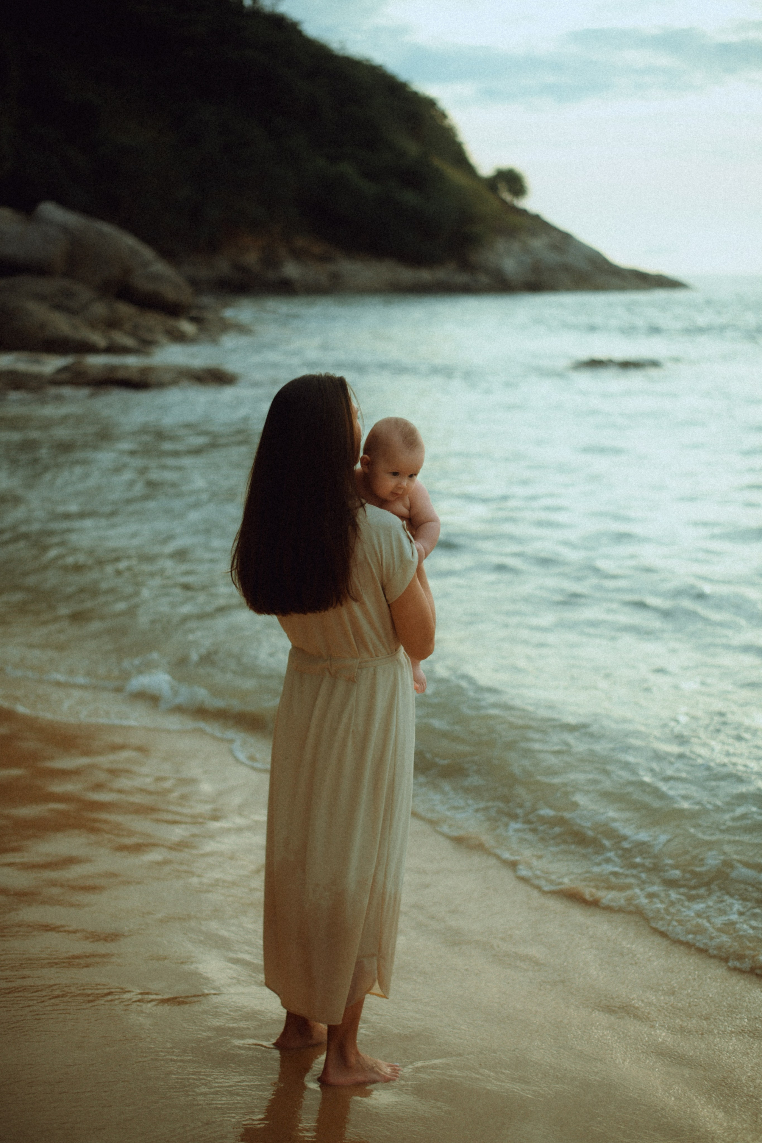 Мама и малыш море. Фотограф и Видеограф Анапа, Новороссийск, Краснодар. Алина и Женя