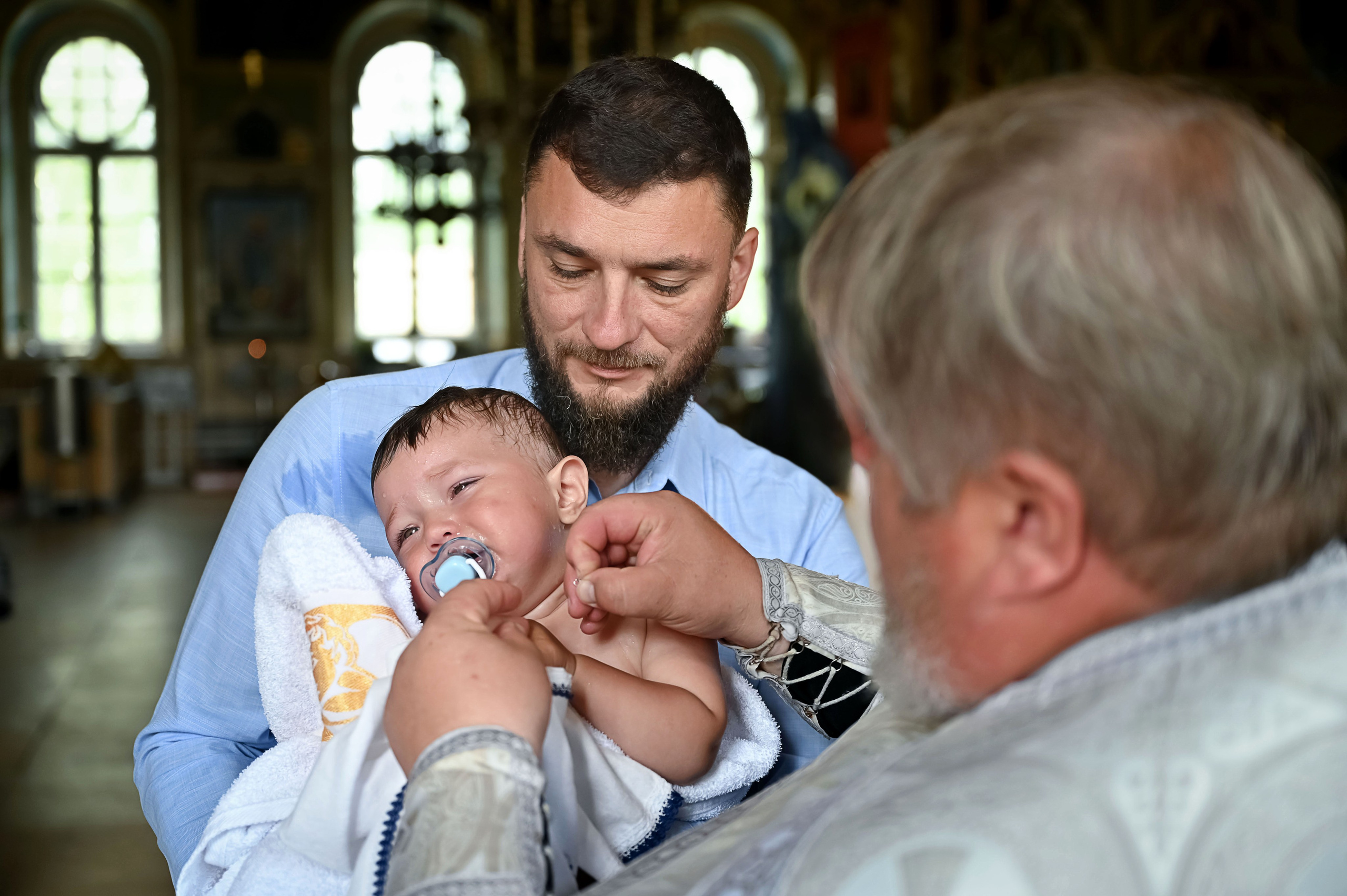 Крещение Владимира, Полины Вероники. Семейный фотограф в г. Воскресенск Наталия Молева