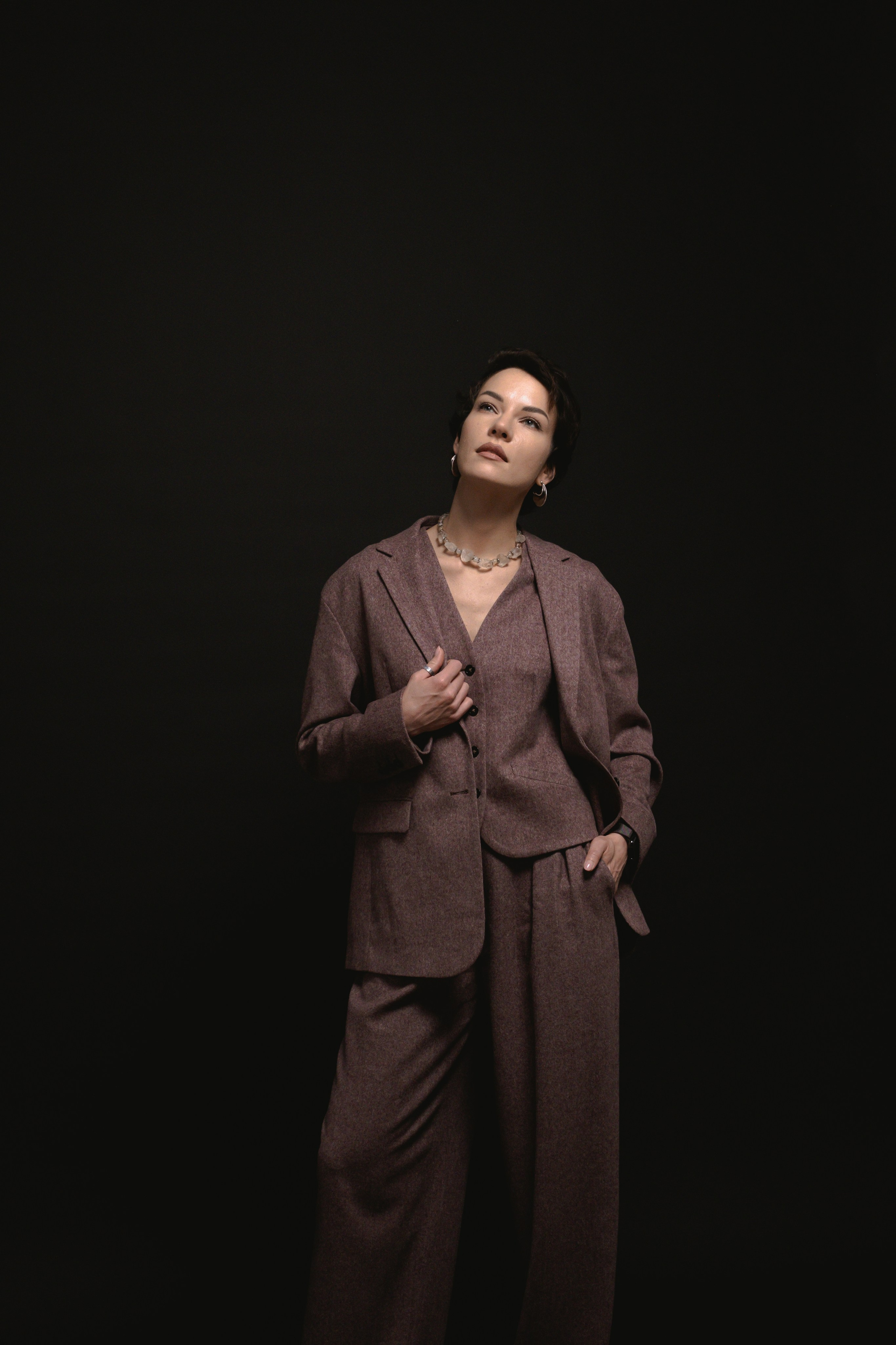 Женская студийная фотосессия