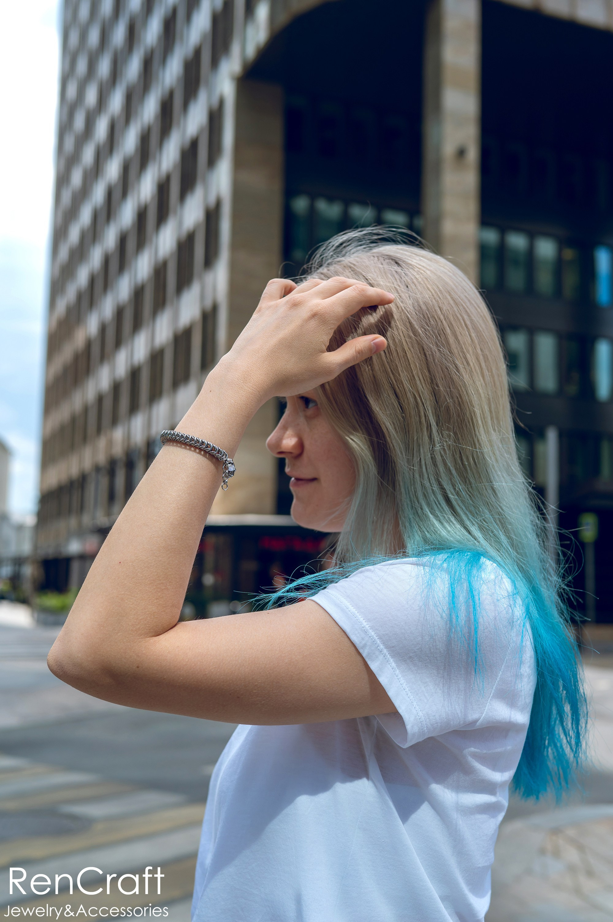 Браслет «Box» кольчужный. RenCraft. Украшения в технике кольчужного плетения