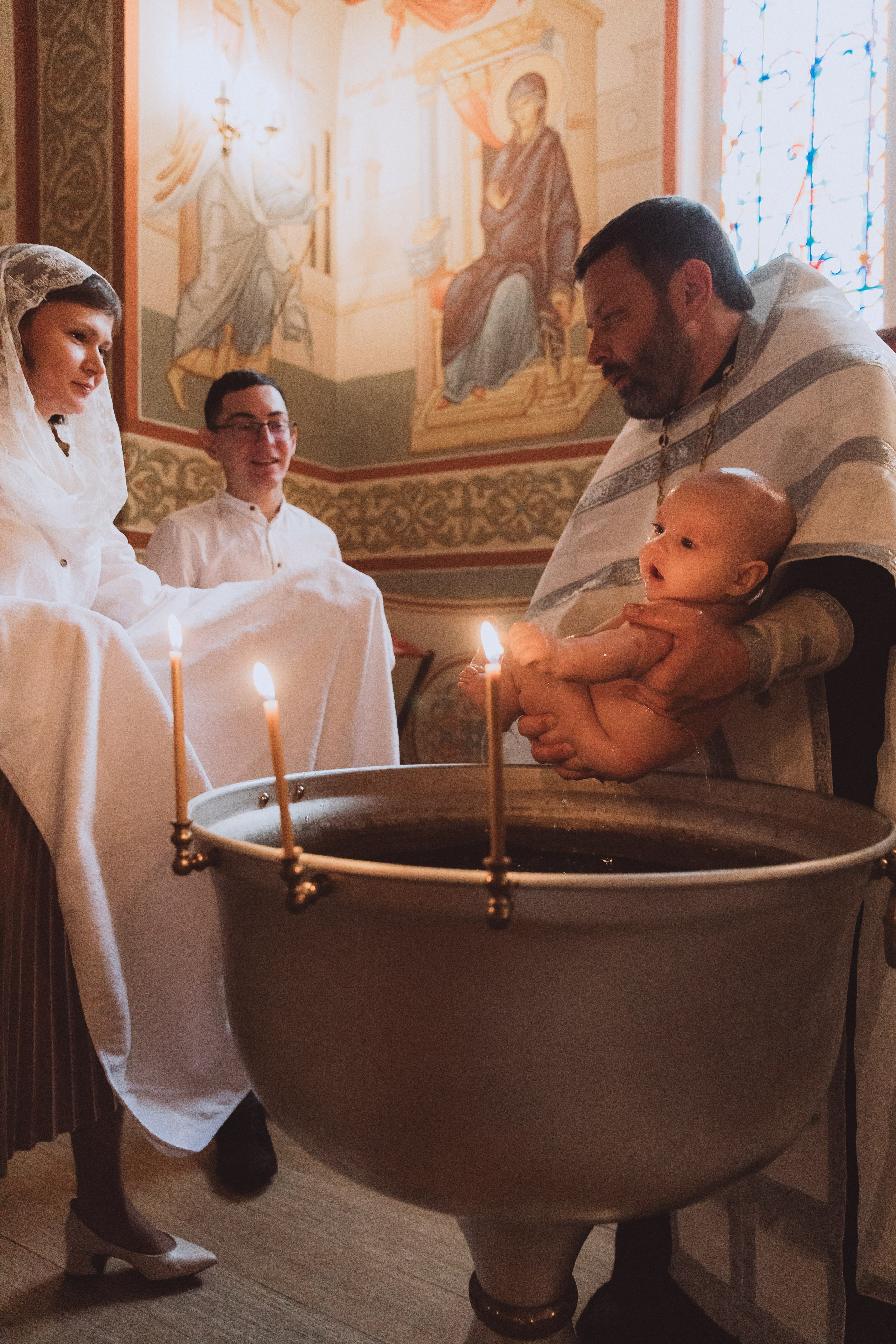 Таинство Крещения Николь в Гефсиманском Черниговском ските. Детский и семейный фотограф в Пушкино, Мытищи, Москва Сергеева Светлана