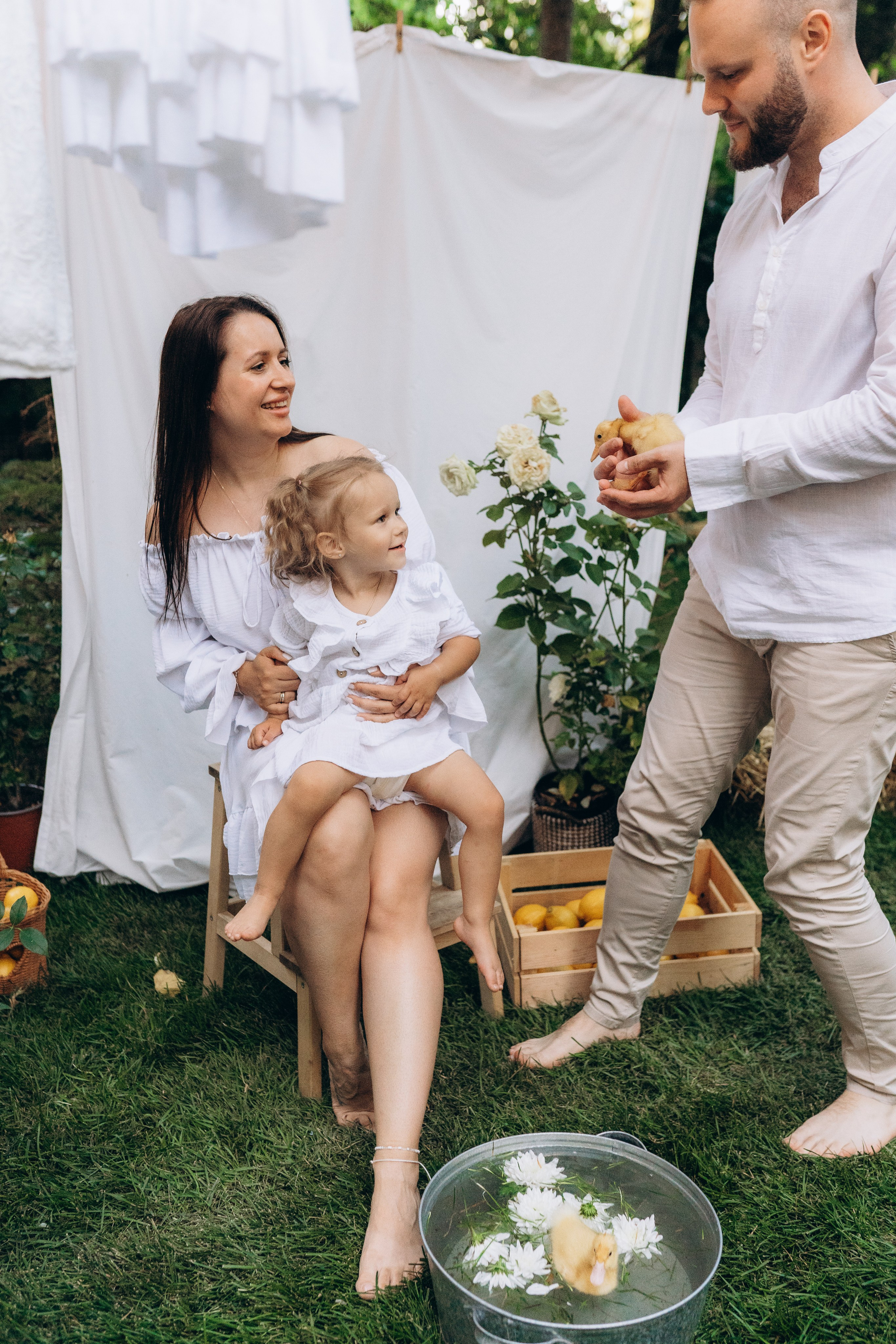 Семейная фотосессия в студии в Москве, семейный фотограф Анна Полушина. Свадебный фотограф в Москве Анна Полушина