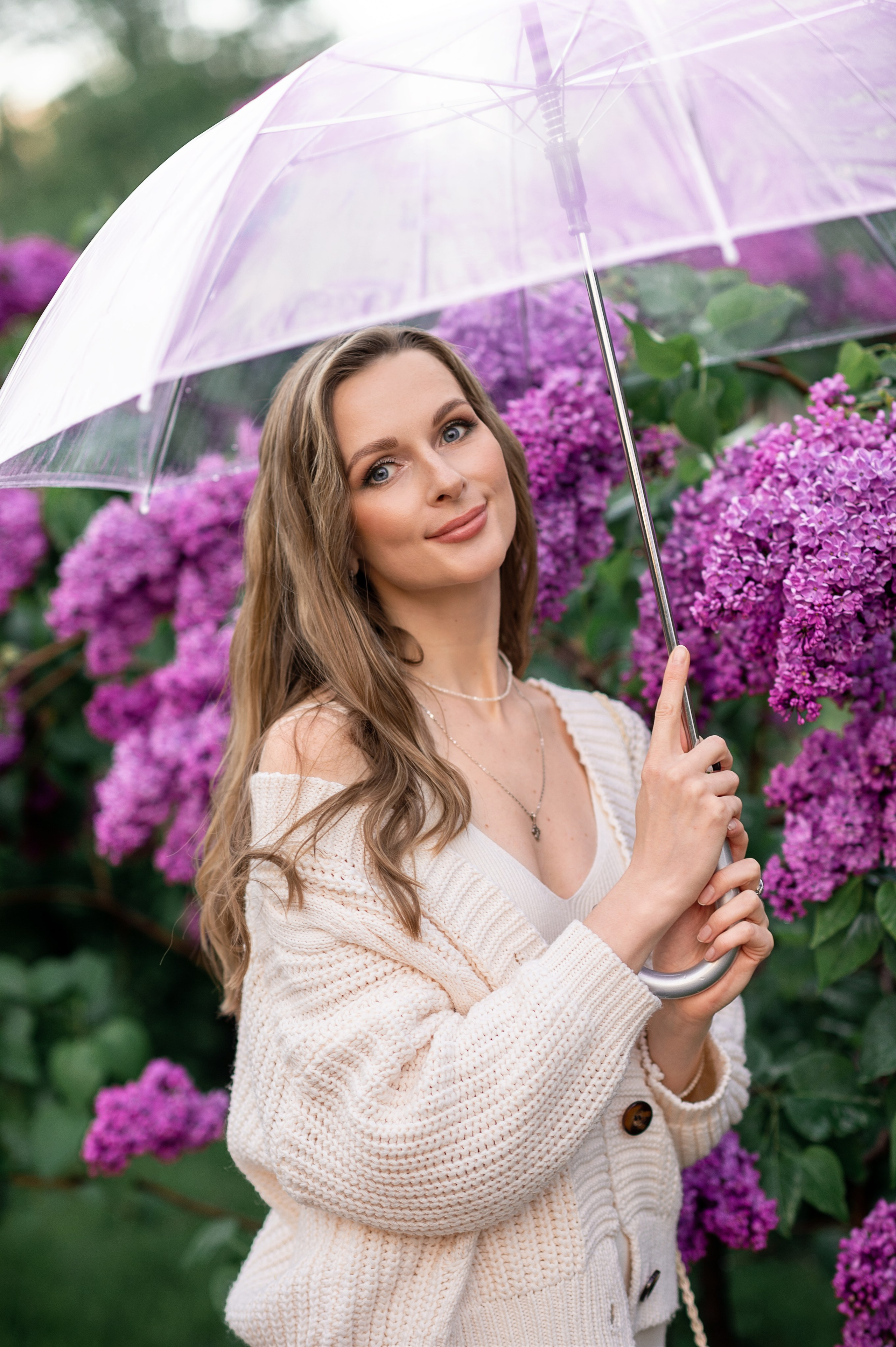 фотосессия в сирени на ВДНХ