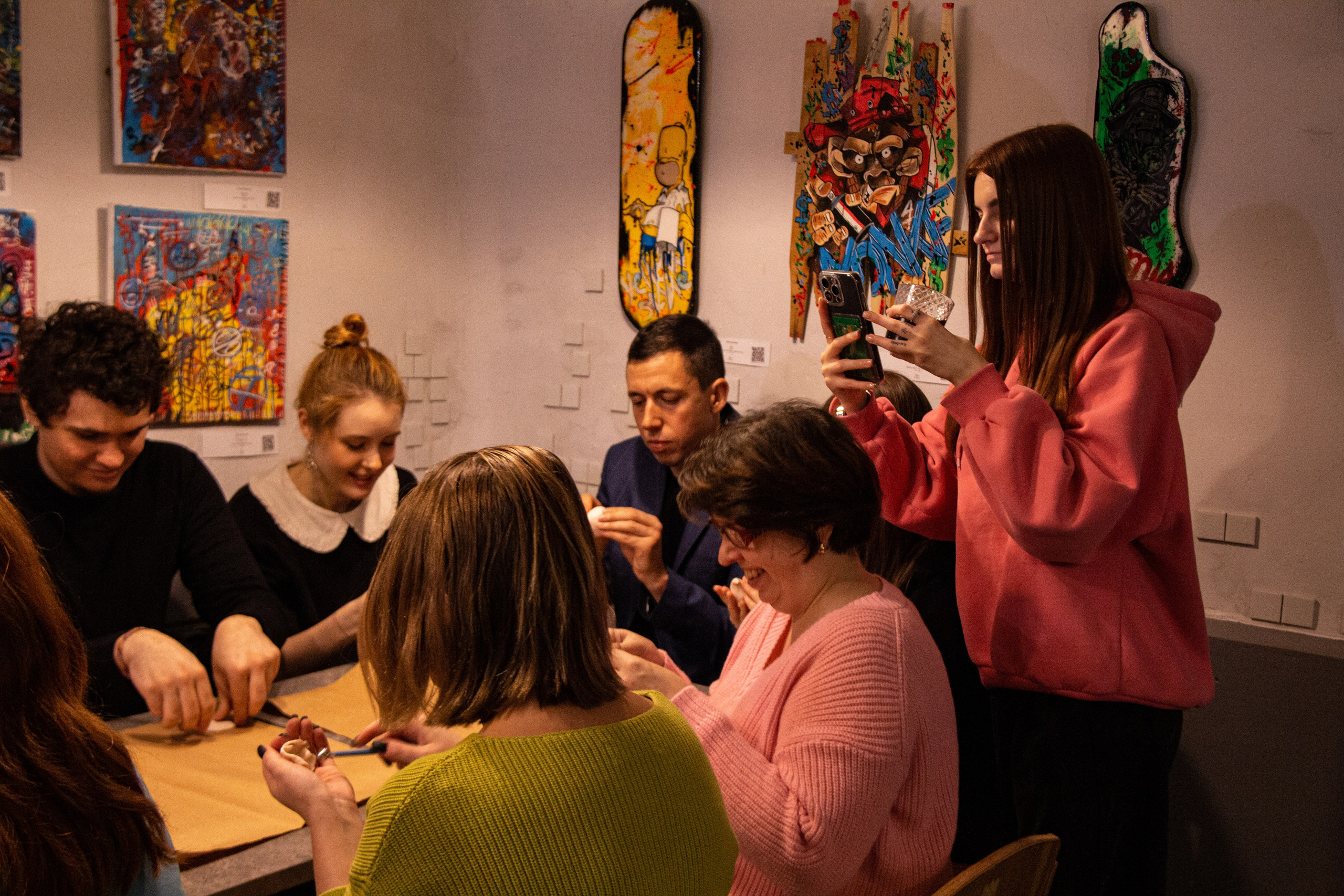 Кофейня Катартика, открытие выставки «Мистика» 3.10.2024. Janie valde | visual artist