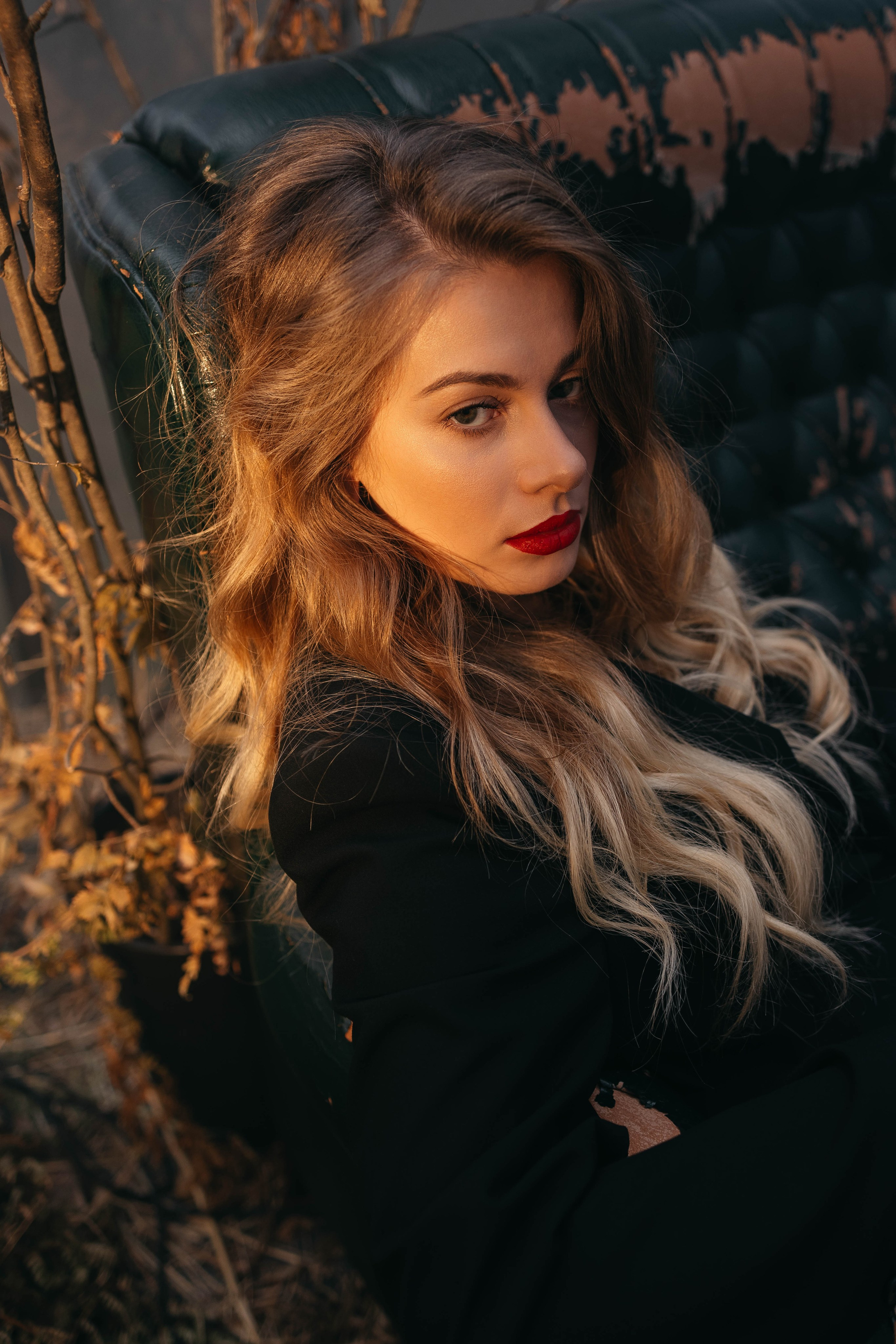 Ира в оранжереи. Фотограф в Твери Лагодная Яна