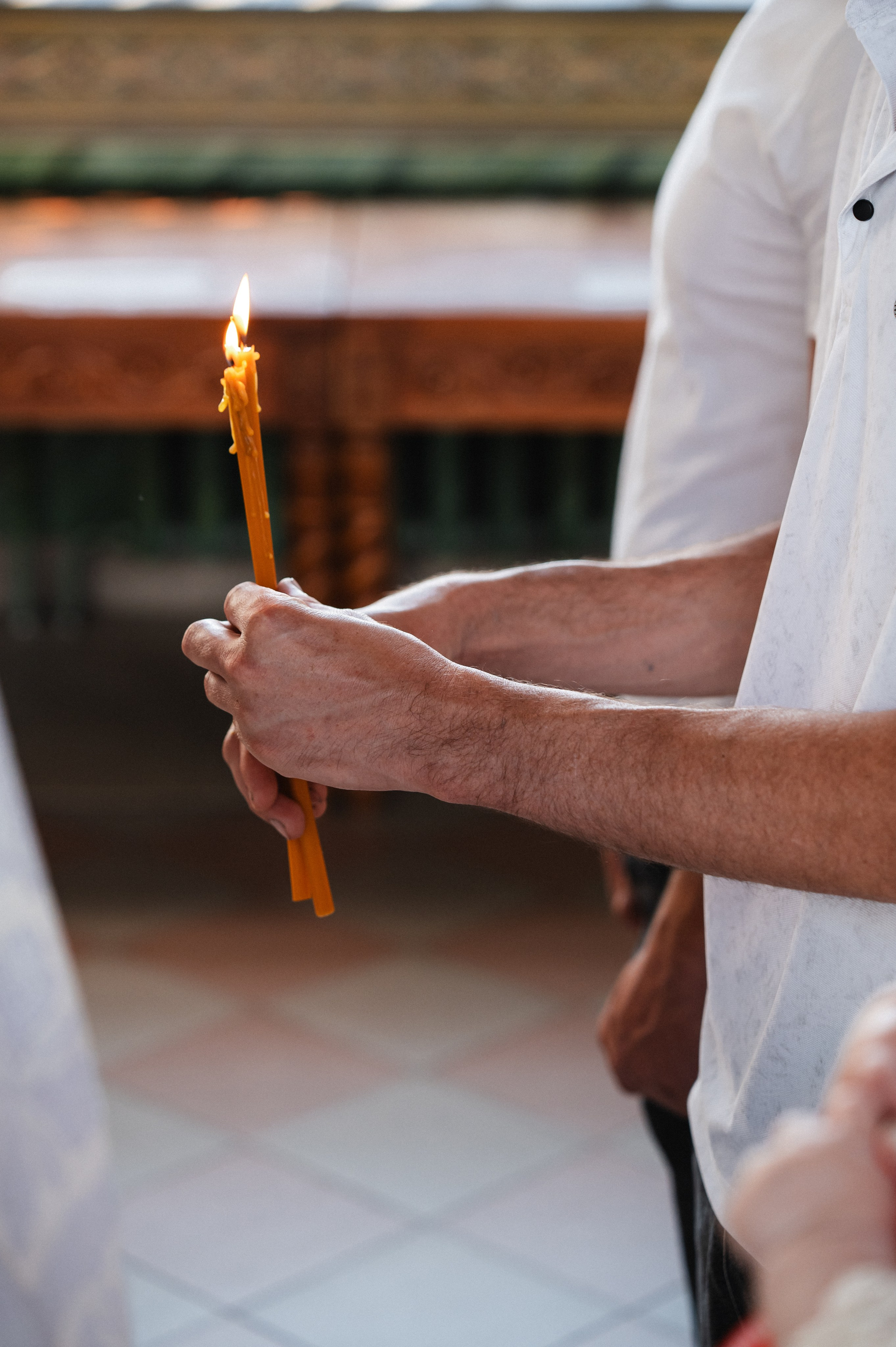 Таинство Крещения Дарьи (Храм Преполовения Пятидесятницы). Фотограф Ярута Оксана / Ростов-на-Дону