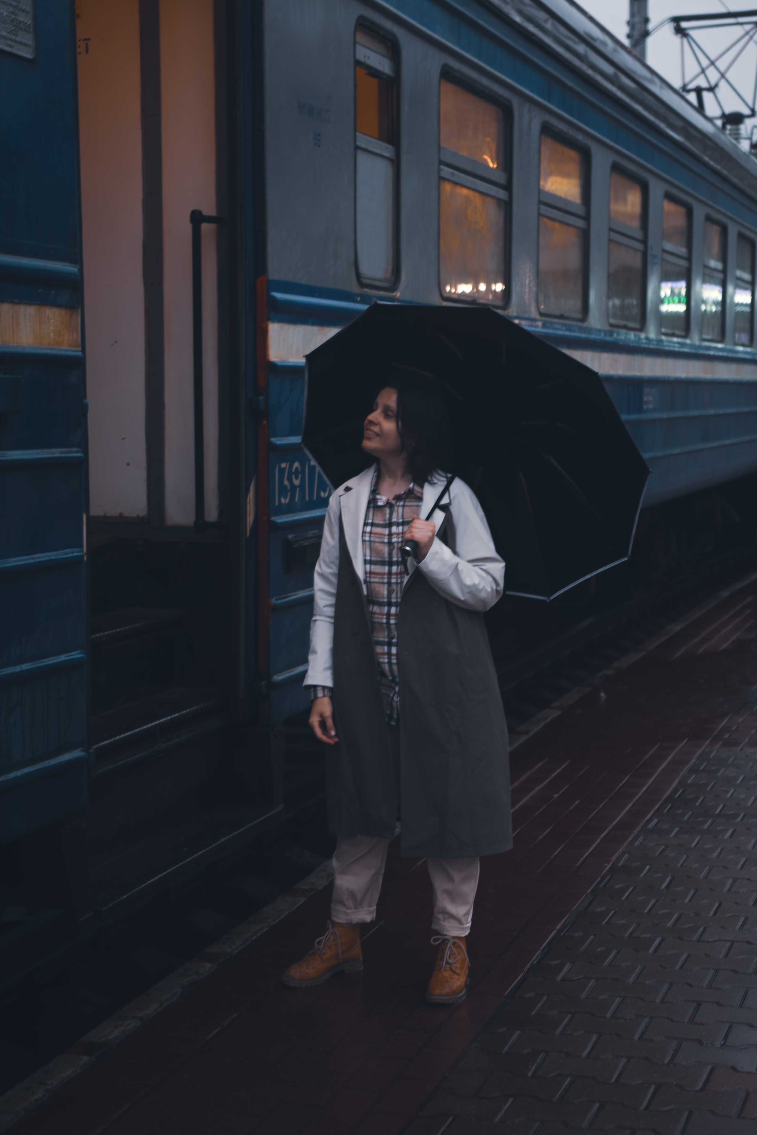 Фотосессия на вокзале