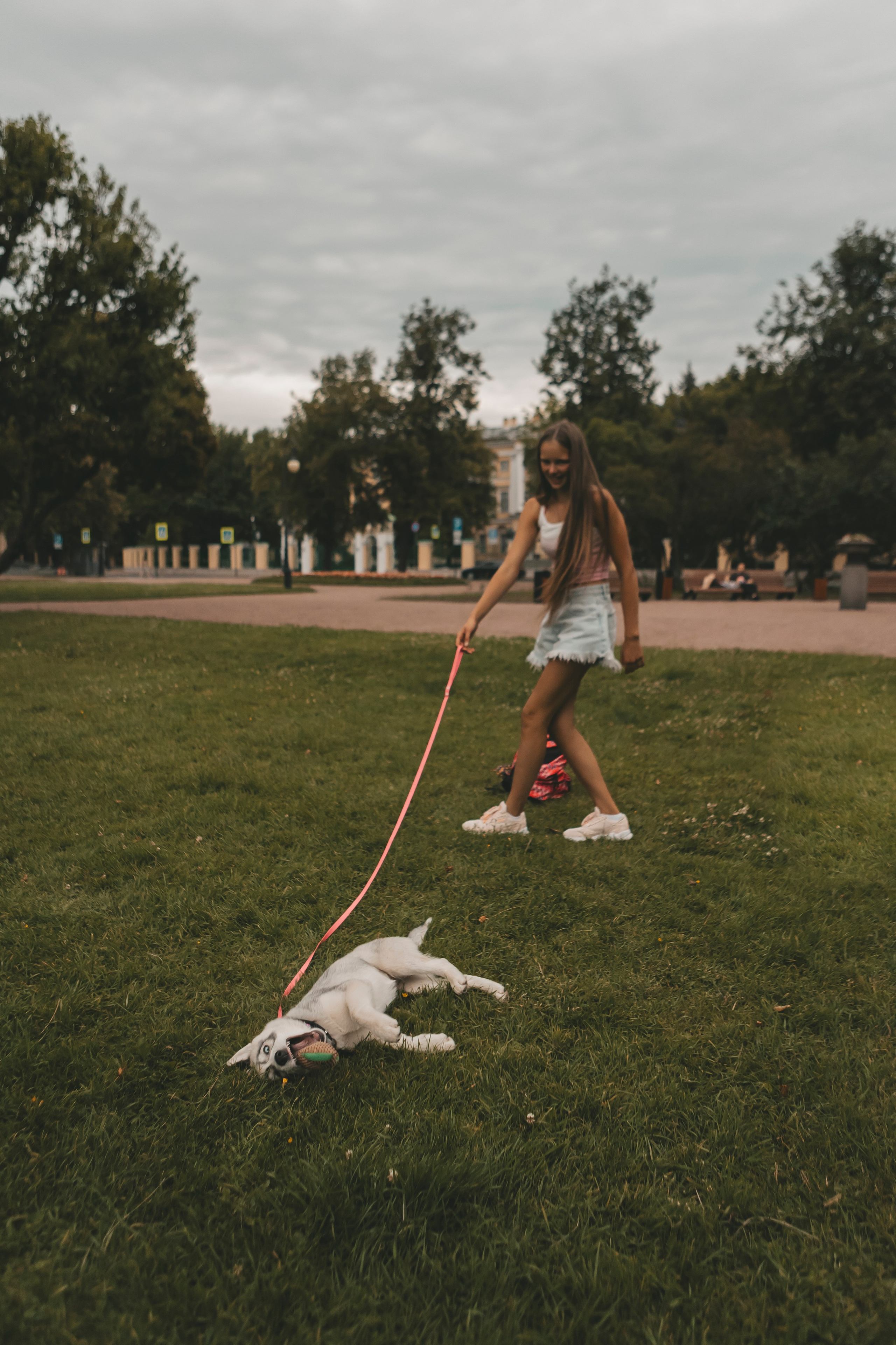 Милана и Белка. Фотограф-анималист в Санкт-Петербурге Алина Яхонт