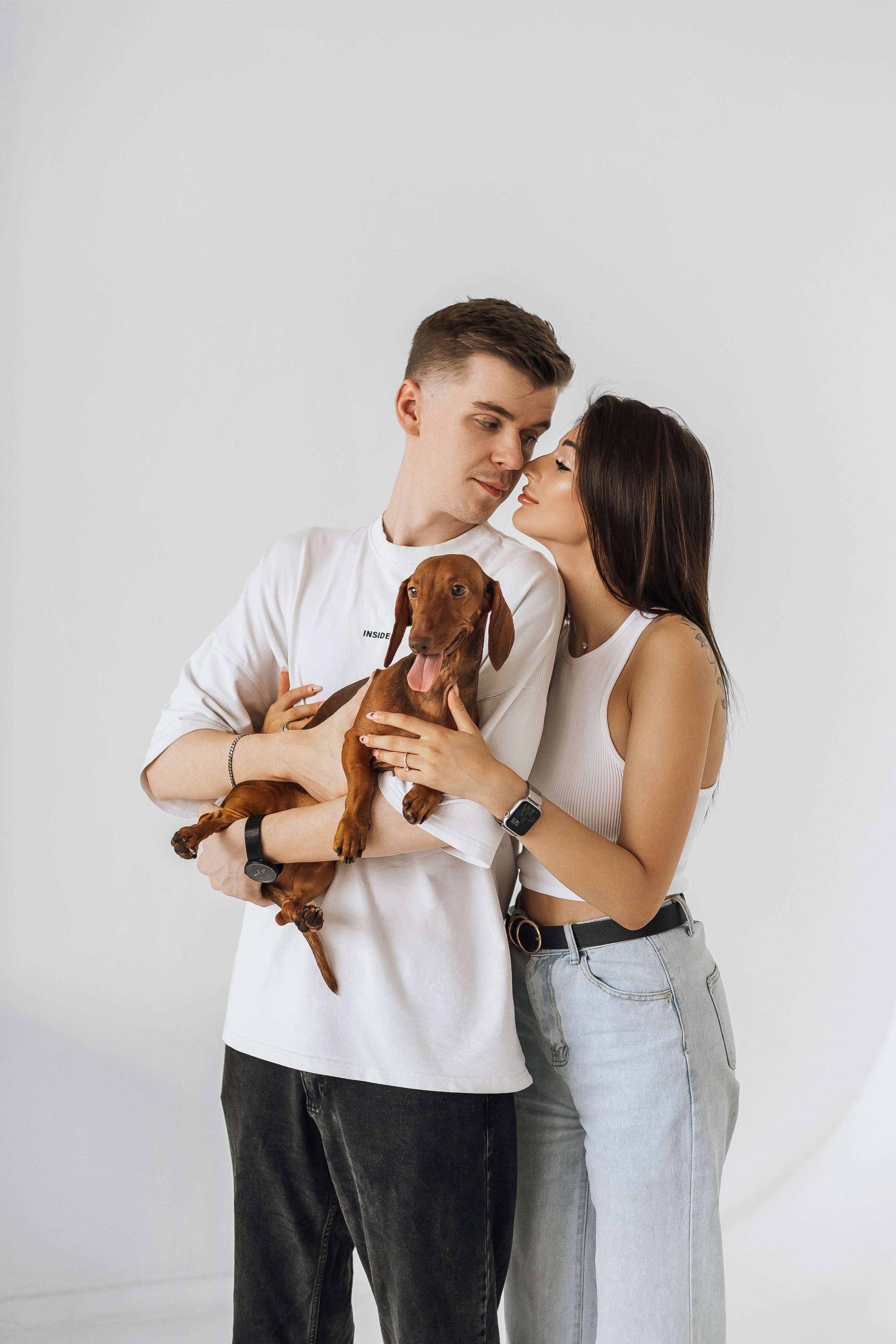 Анна и Валентин + Чапа. Портретный и семейный фотограф в Минске