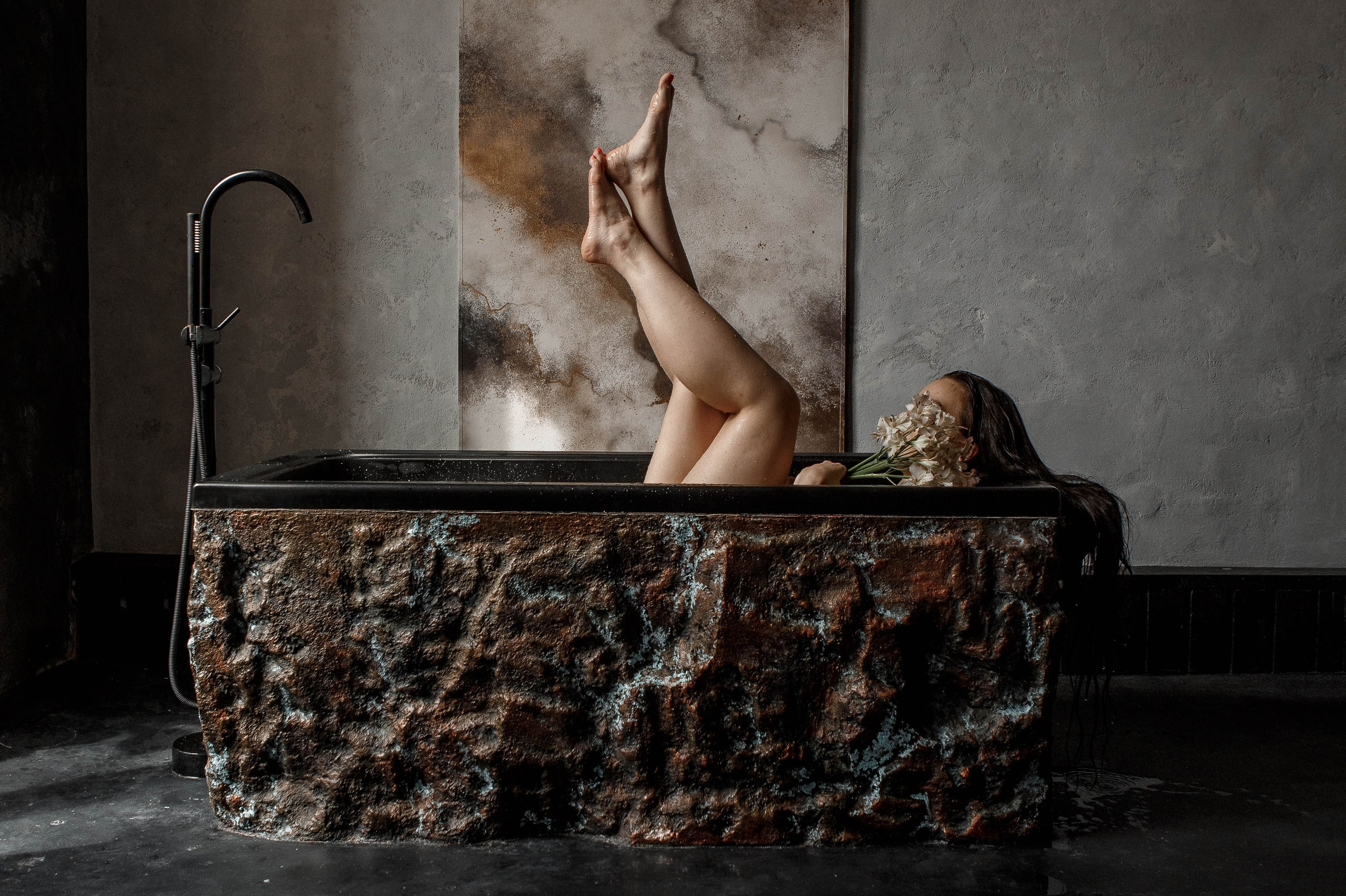 Черная ванная. Фотограф Екатерина Голицына