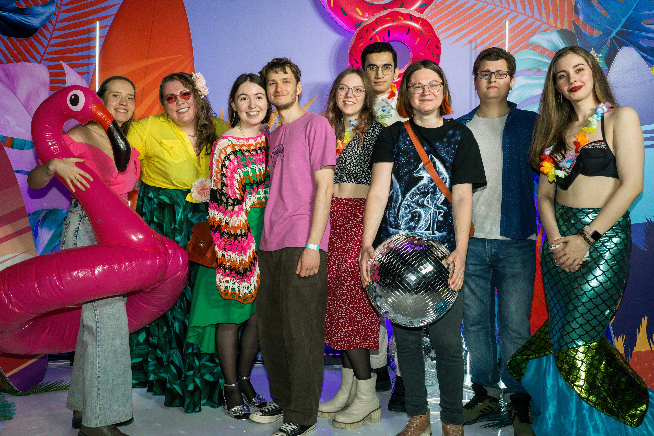 МТС корпоратив Гавайская вечеринка. Фотограф