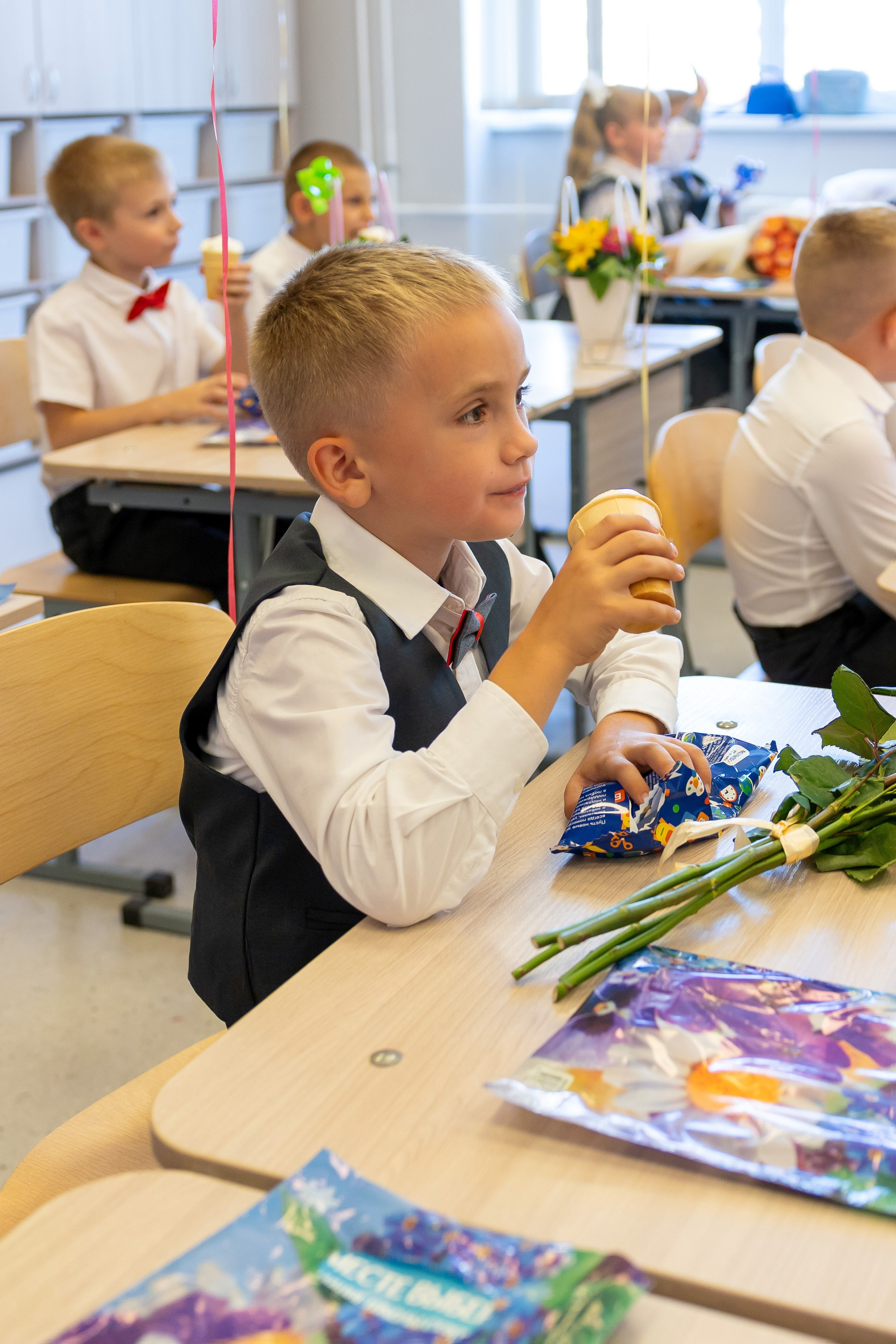 Первый раз в первый класс (репортажная съемка). Фотограф в Серпухове Наталья Руденко