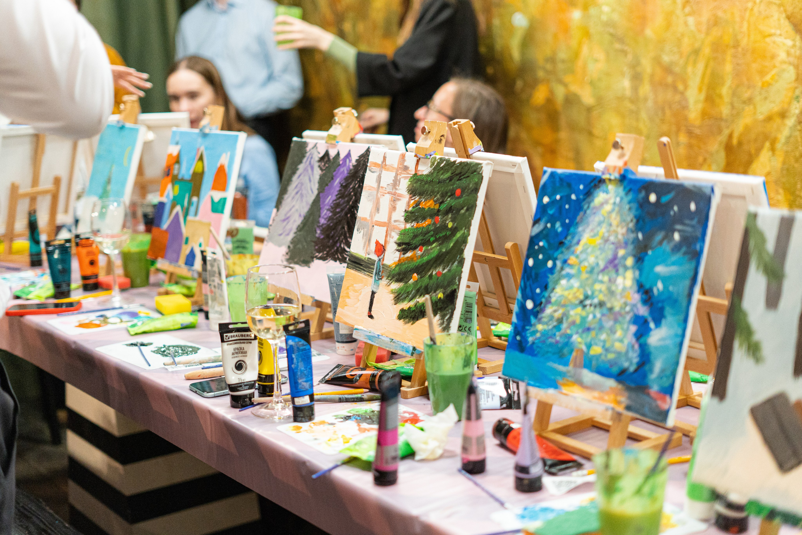 Корпоратив Teach Me Art 2. Портретный фотограф в Москве и Санкт-Петербурге Арина Чех