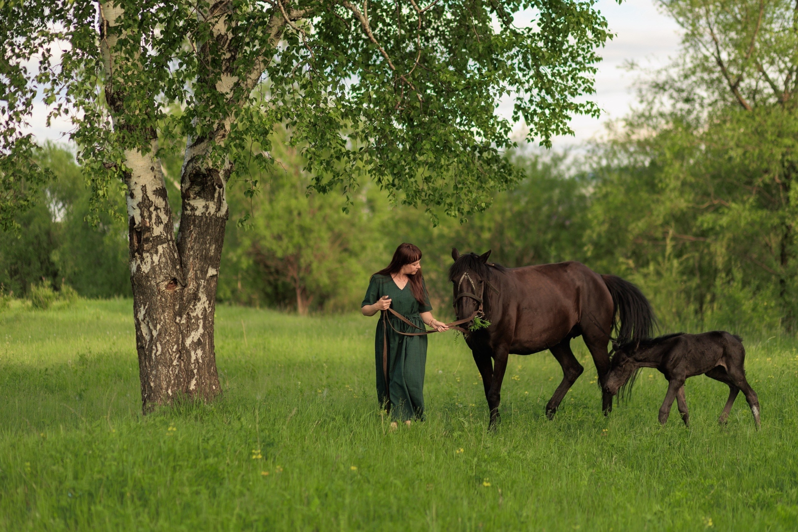 С лошадью. Фотограф в Чите Анна Осадчая