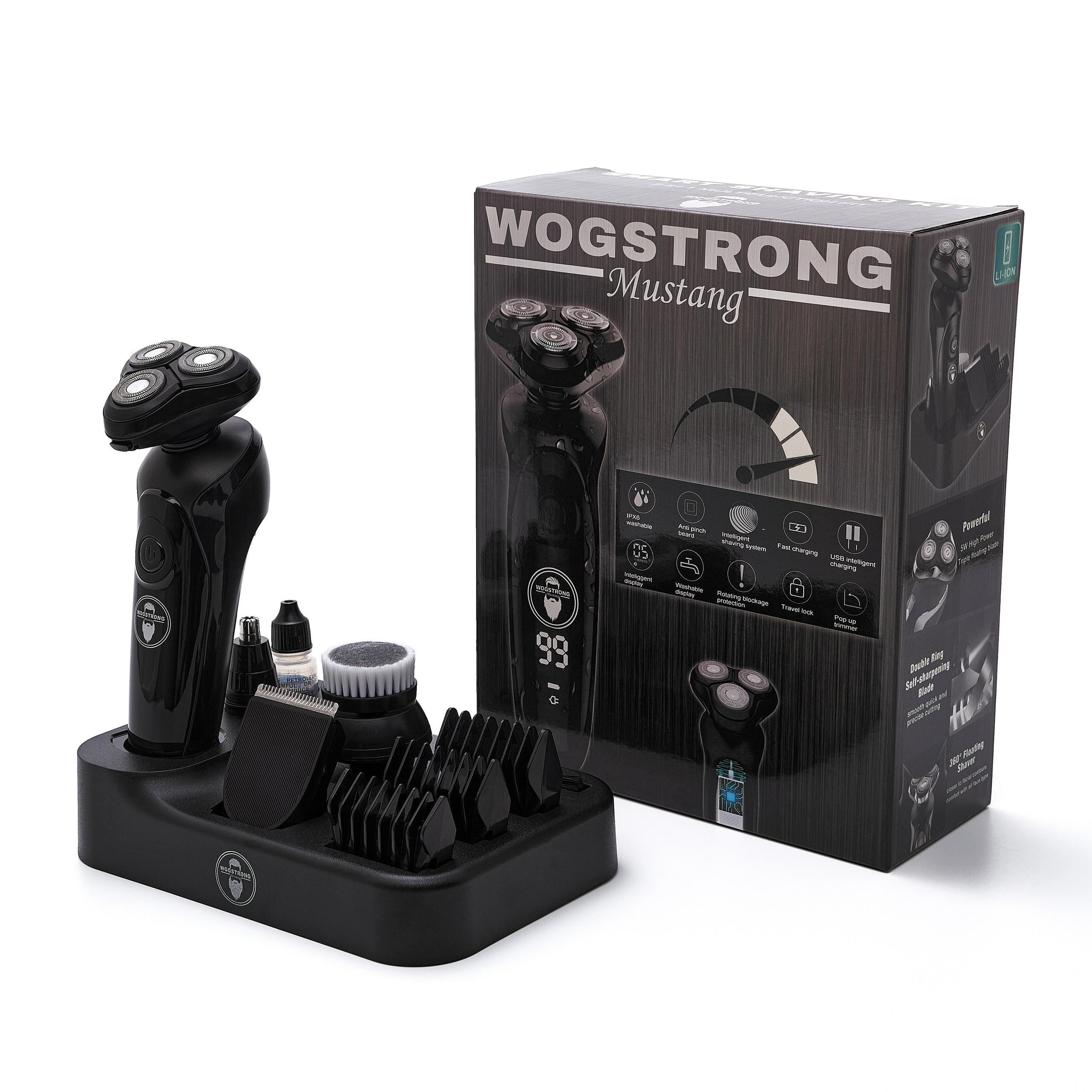 Электрон бритва WOGSTRONG. Главная