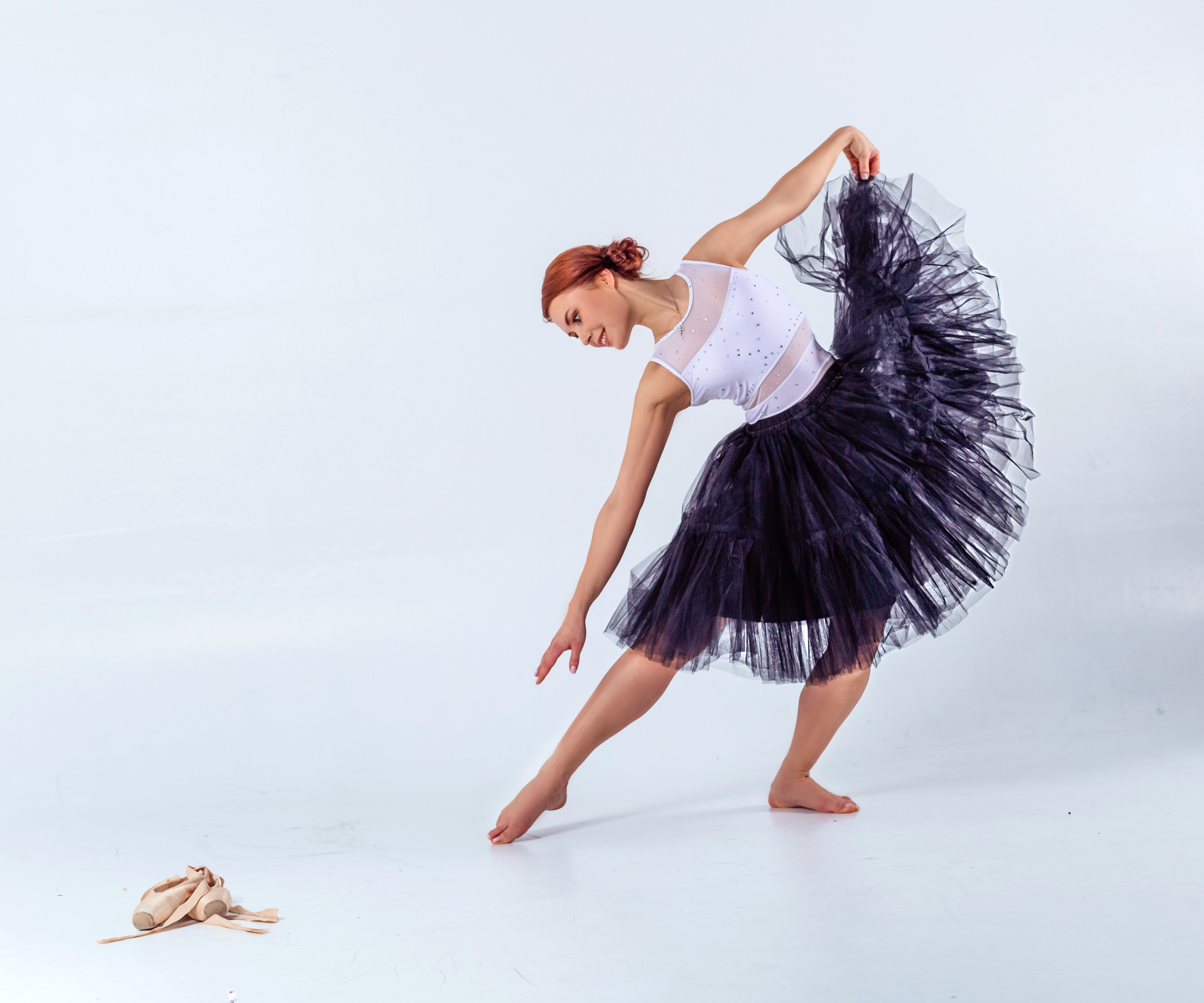Балетная съёмка на белой циклораме и фонах. Балетный фотограф Алина Ханько — Душа Балета