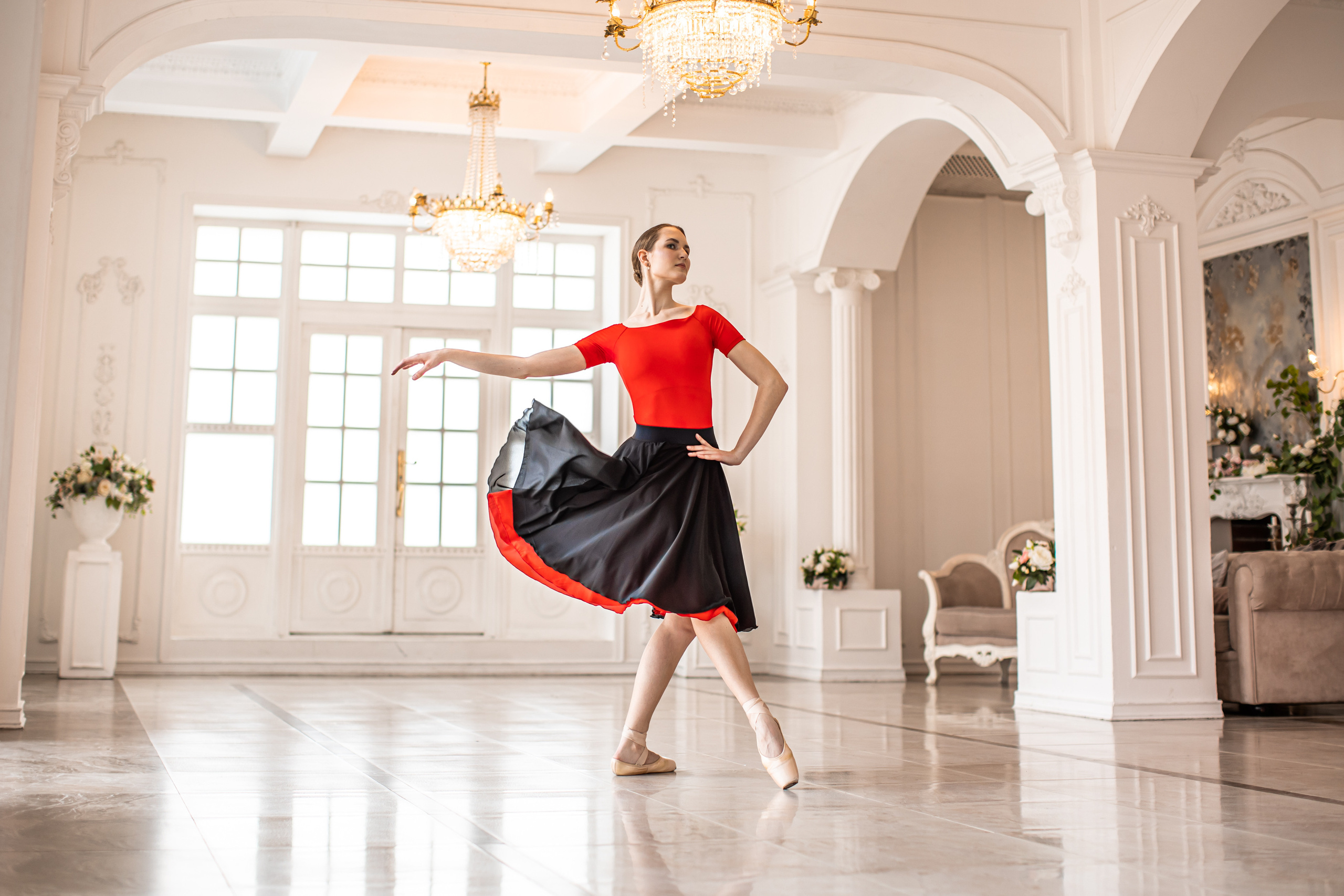 Балетный купальник «Футболка» напрокат Zidans. Балетный фотограф Алина Ханько — Душа Балета