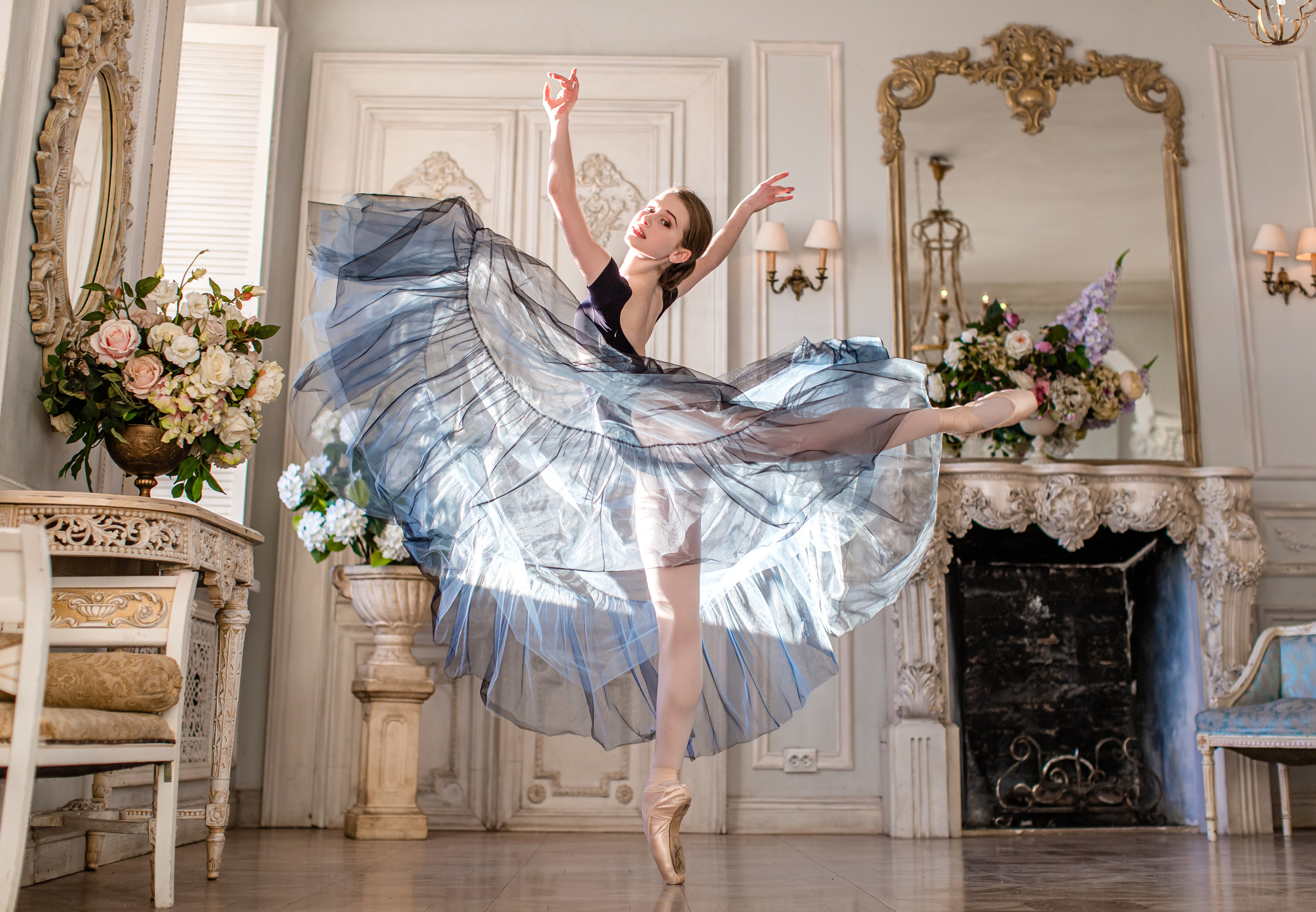Воздушная юбка прозрачная напрокат Marine. Балетный фотограф Алина Ханько — Душа Балета