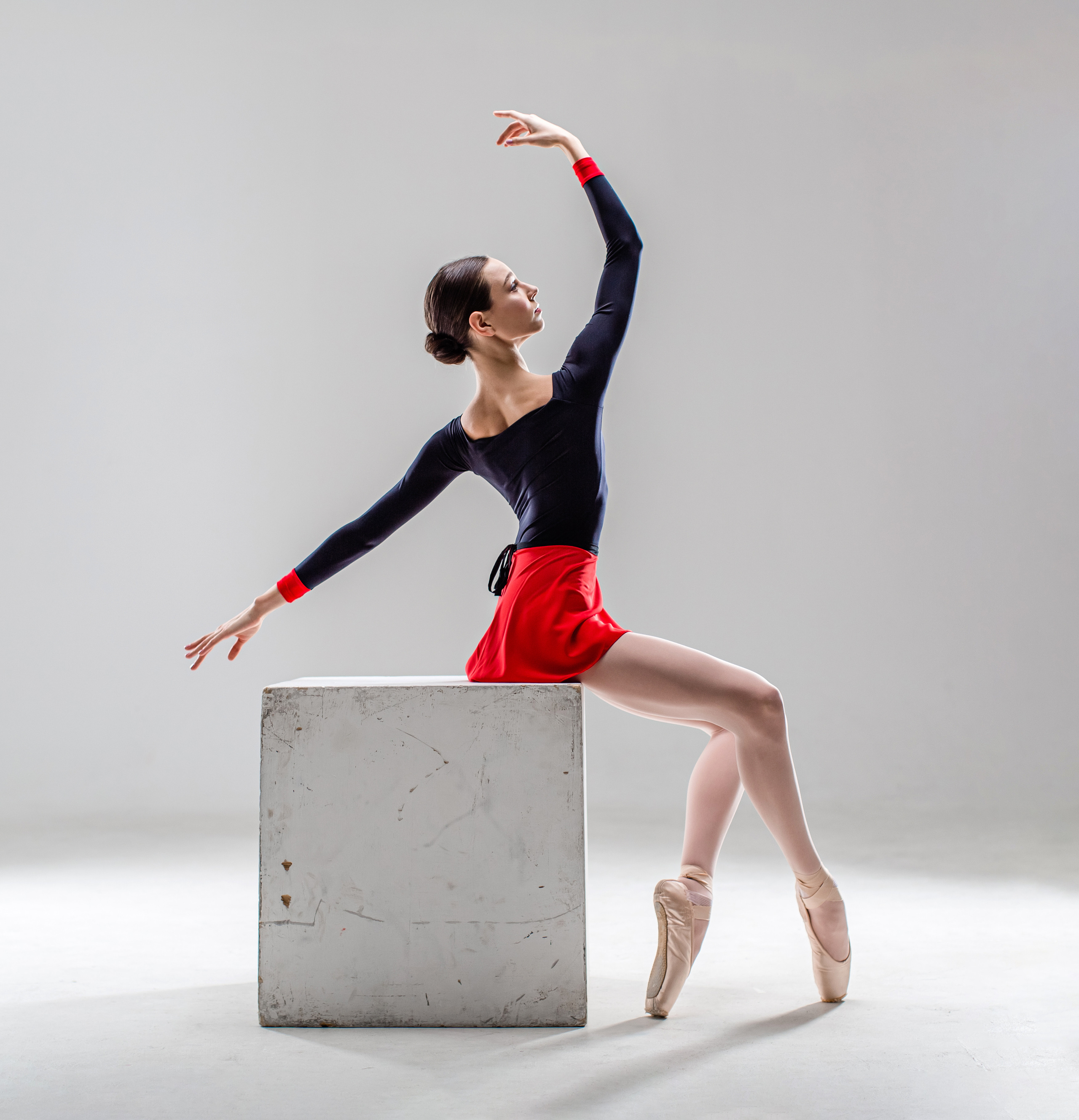 Балетная съёмка на белой циклораме и фонах. Балетный фотограф Алина Ханько — Душа Балета