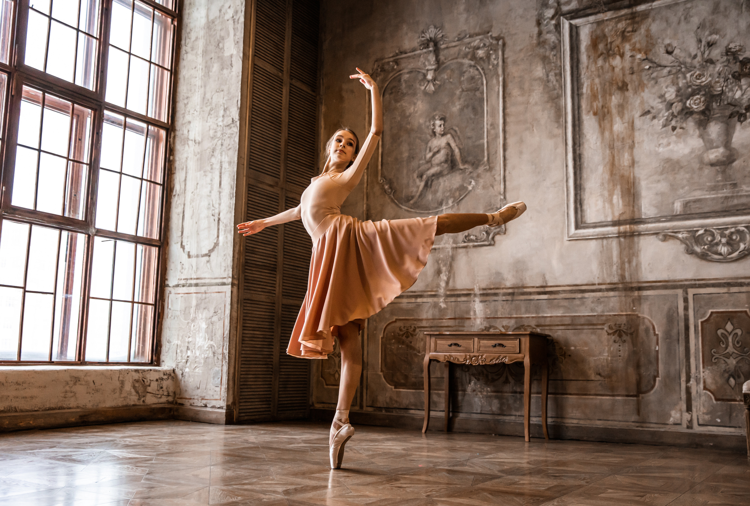 Балетная съёмка в интерьере. Балетный фотограф Алина Ханько — Душа Балета