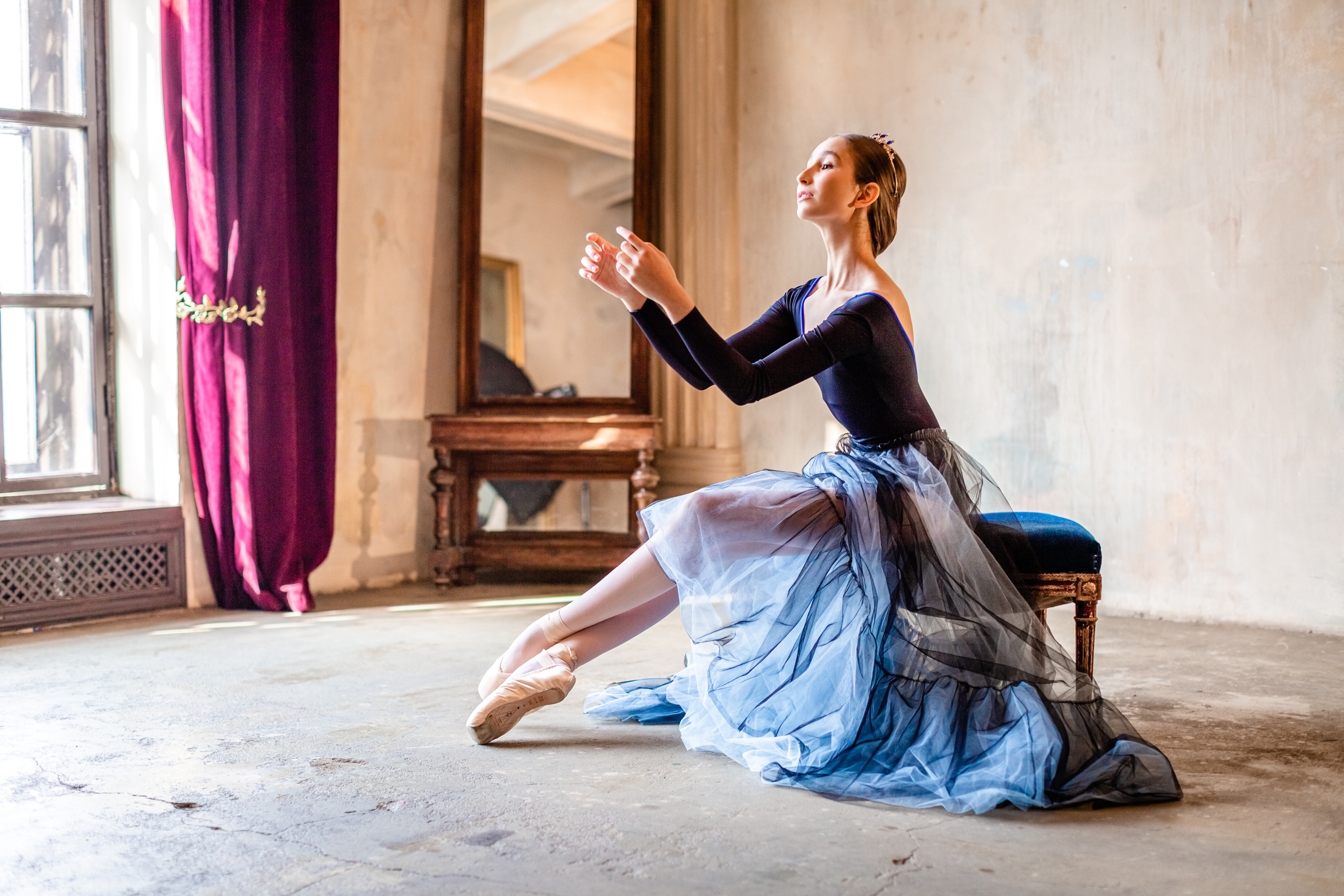 Балетная съёмка в интерьере. Балетный фотограф Алина Ханько — Душа Балета