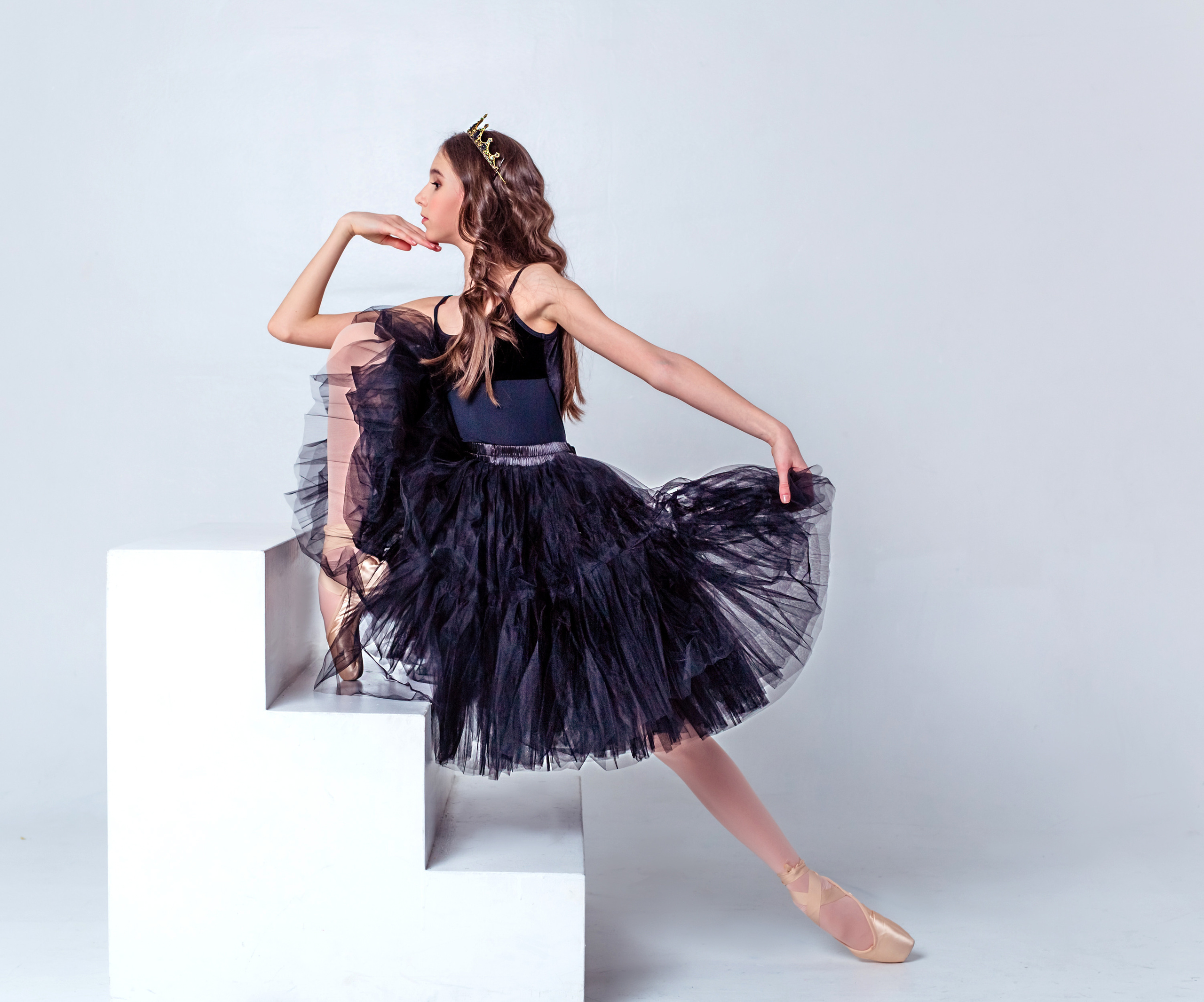 Балетная съёмка на белой циклораме и фонах. Балетный фотограф Алина Ханько — Душа Балета