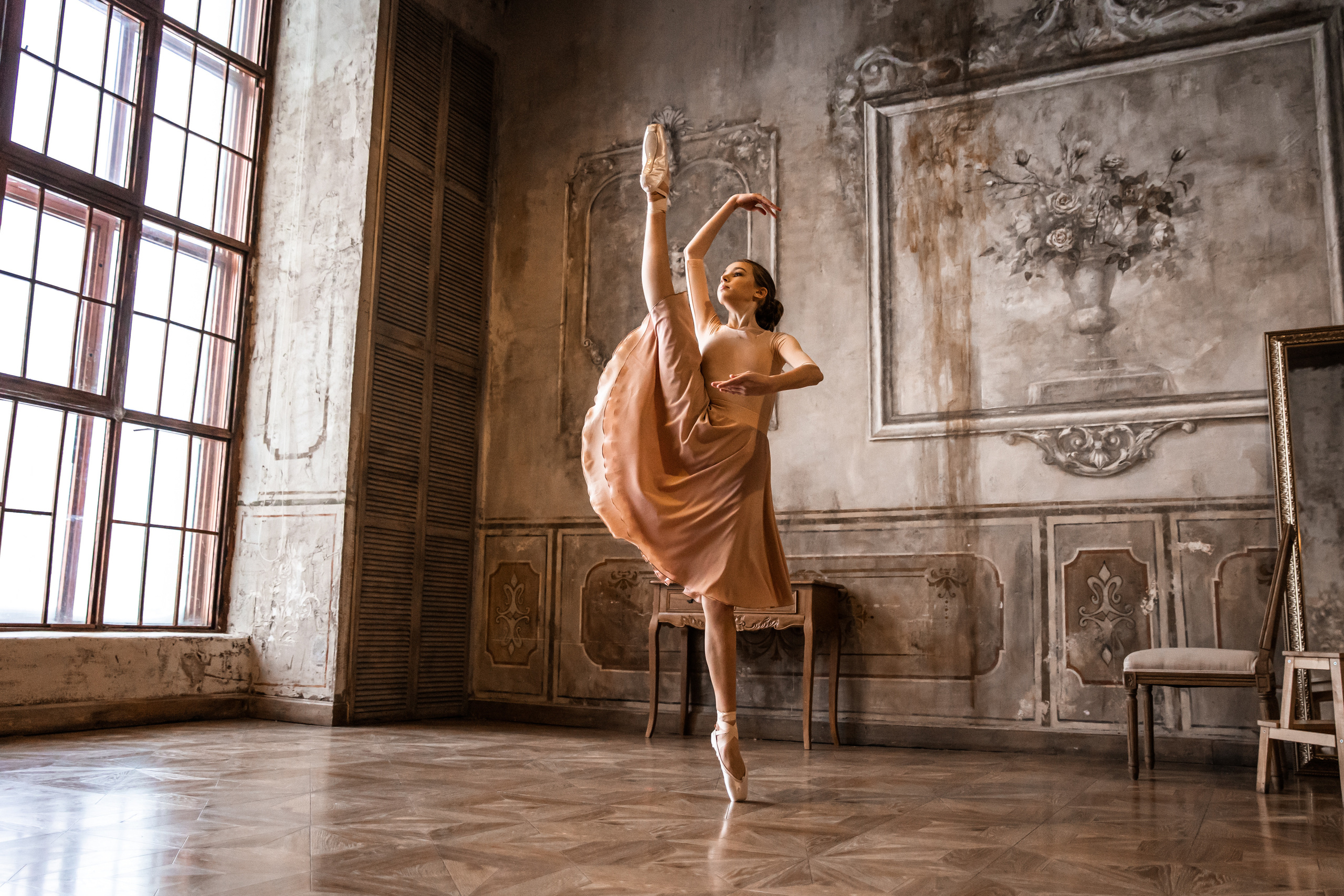 Балетная съёмка в интерьере. Балетный фотограф Алина Ханько — Душа Балета