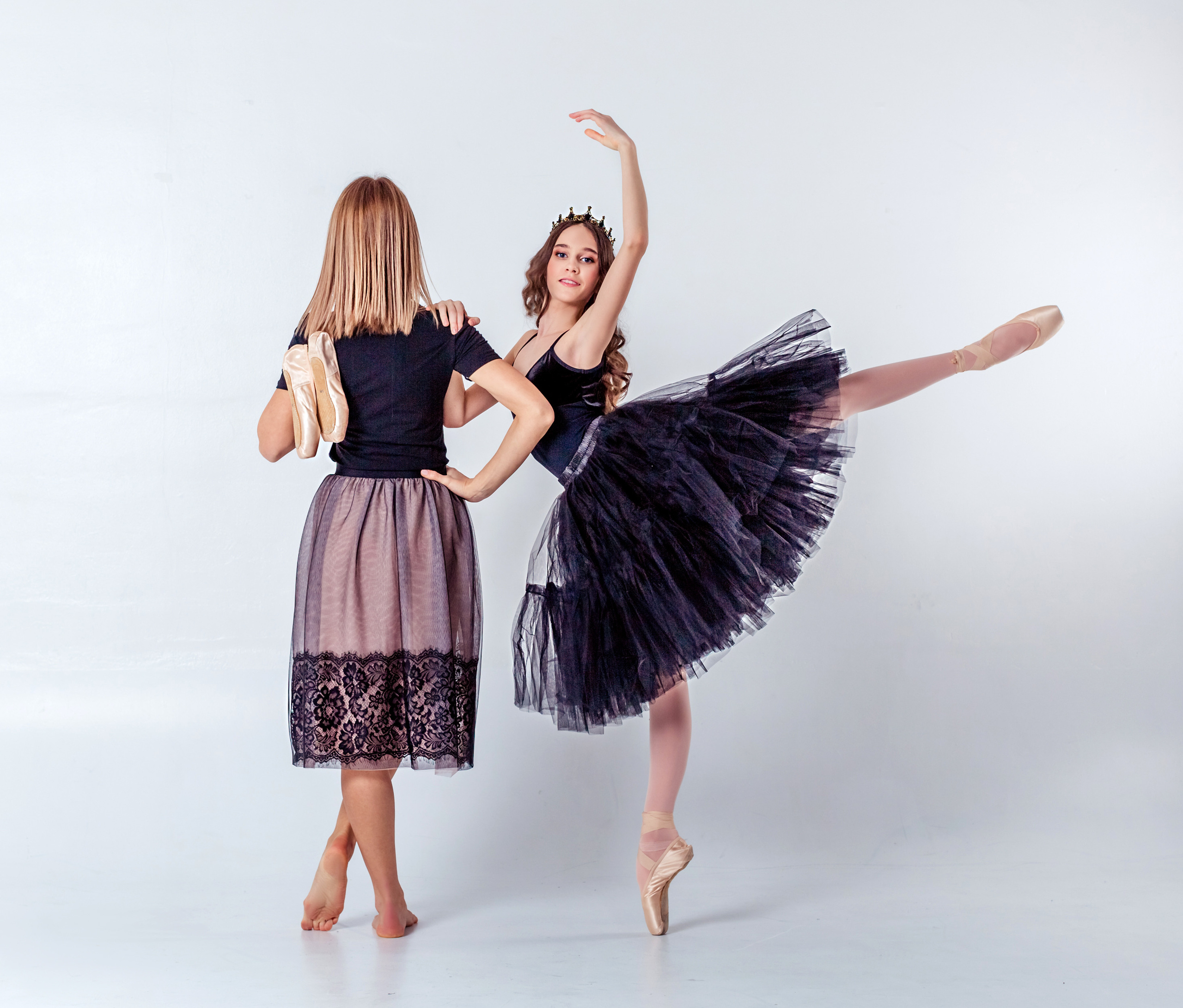 Балетная съёмка на белой циклораме и фонах. Балетный фотограф Алина Ханько — Душа Балета