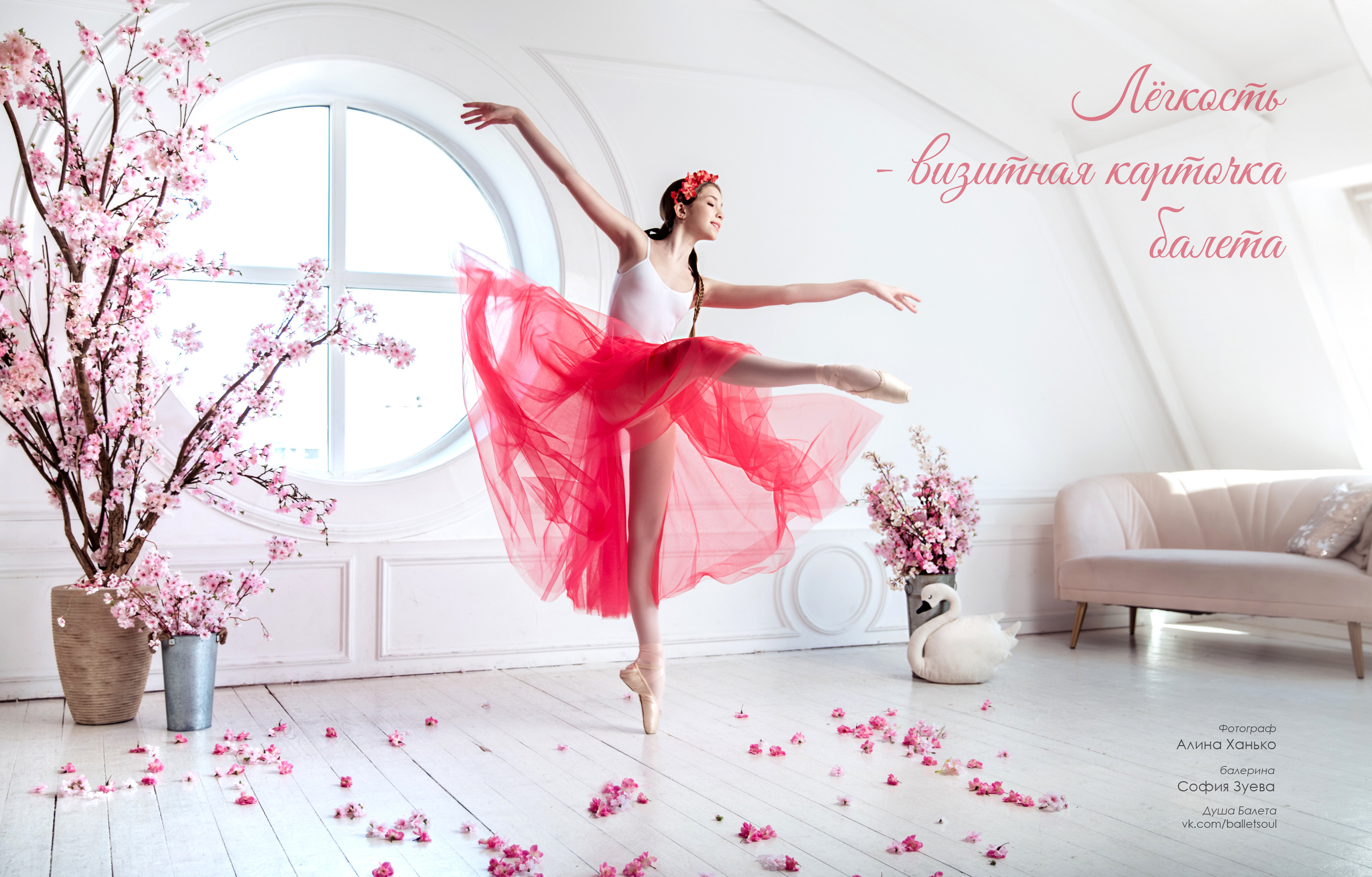 Балетная съёмка в интерьере. Балетный фотограф Алина Ханько — Душа Балета