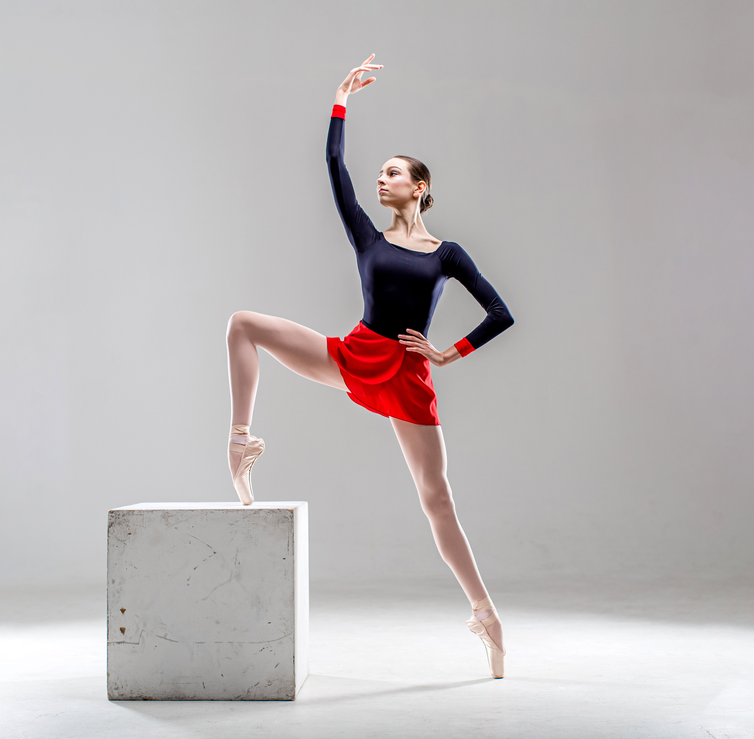 Балетная съёмка на белой циклораме и фонах. Балетный фотограф Алина Ханько — Душа Балета