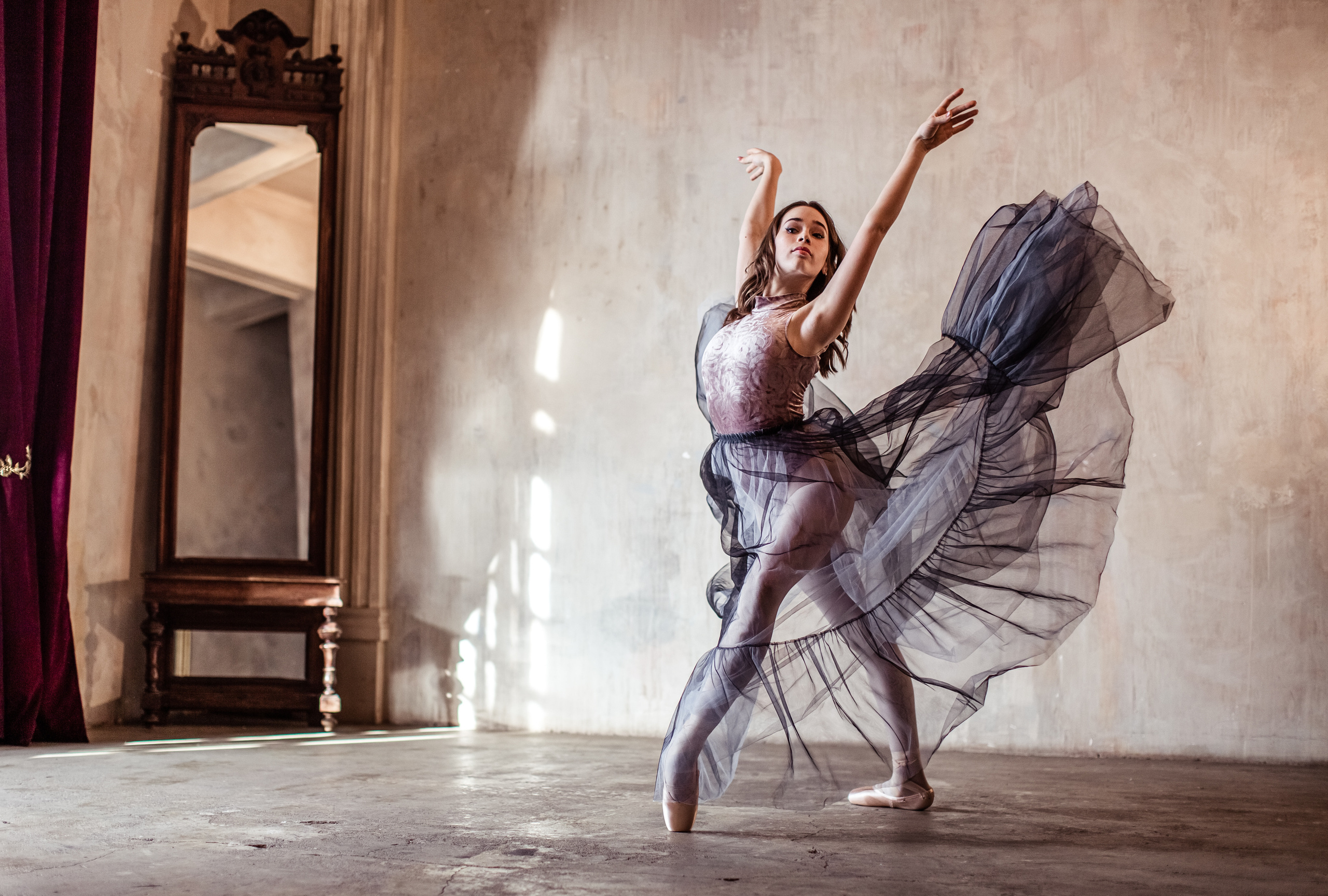 Воздушная юбка прозрачная напрокат Marine. Балетный фотограф Алина Ханько — Душа Балета