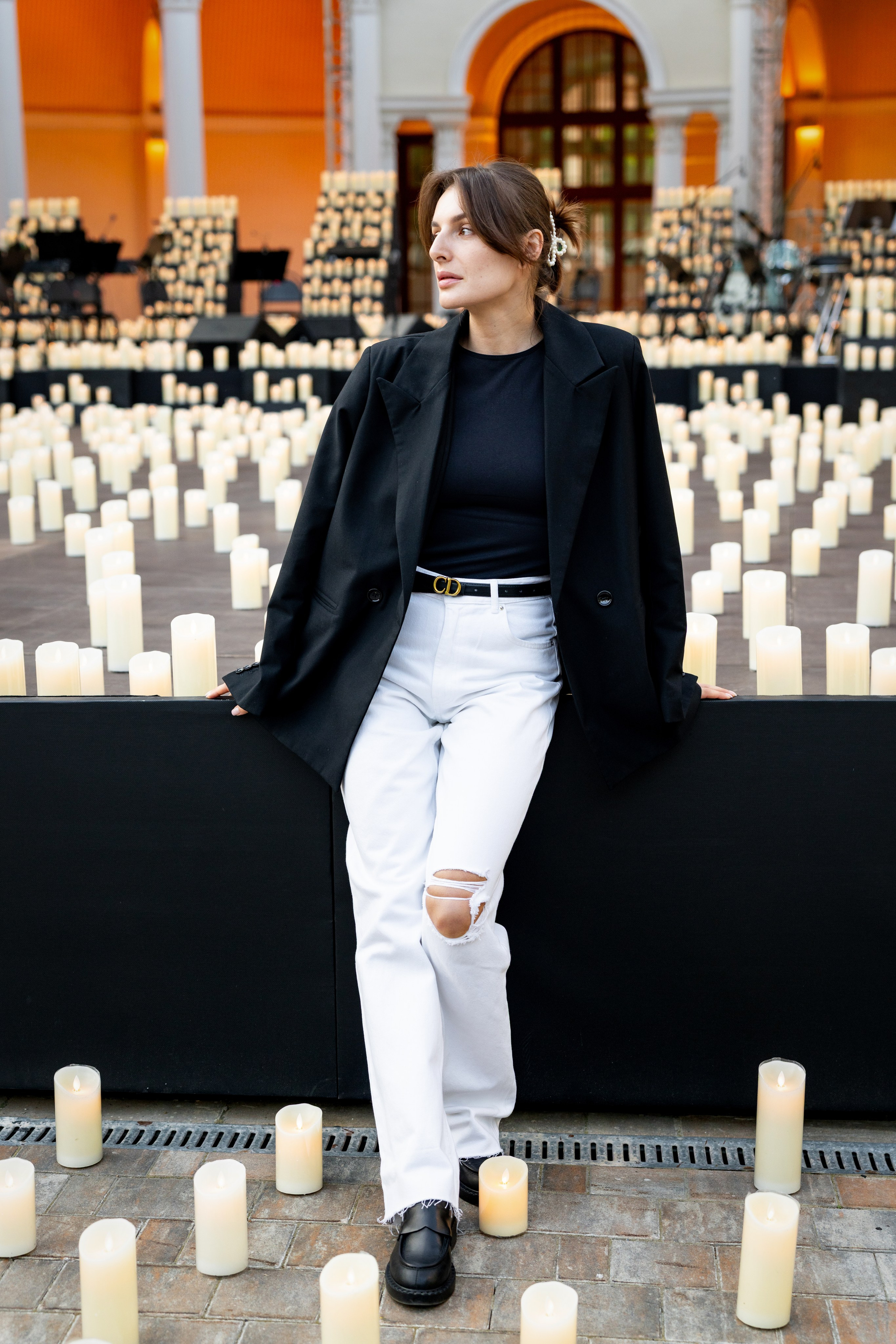 Симфонический оркестр Lumisfera при свечах. Фотограф Никита Комаров