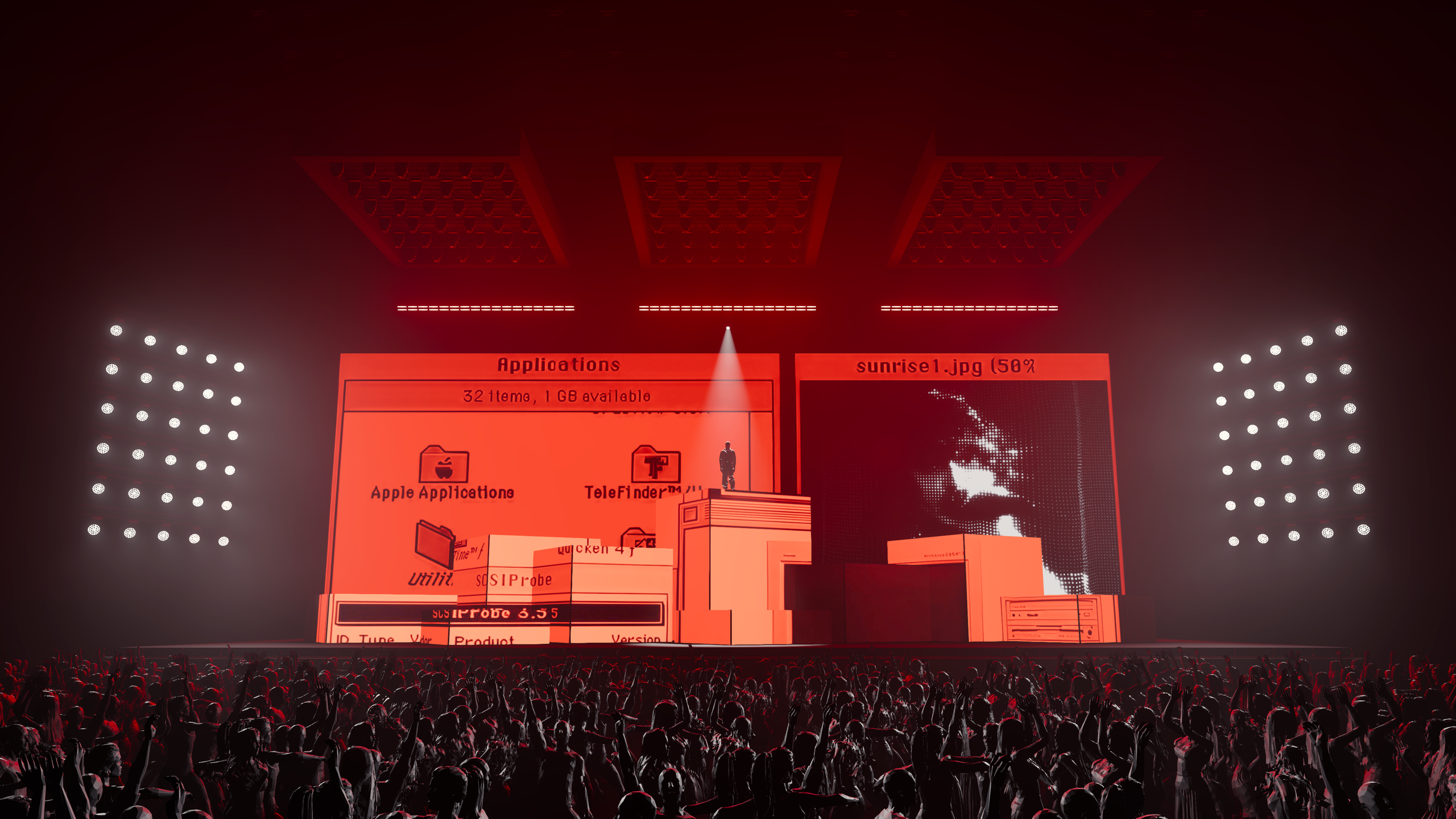 ABOVE THE CITY. OOPS