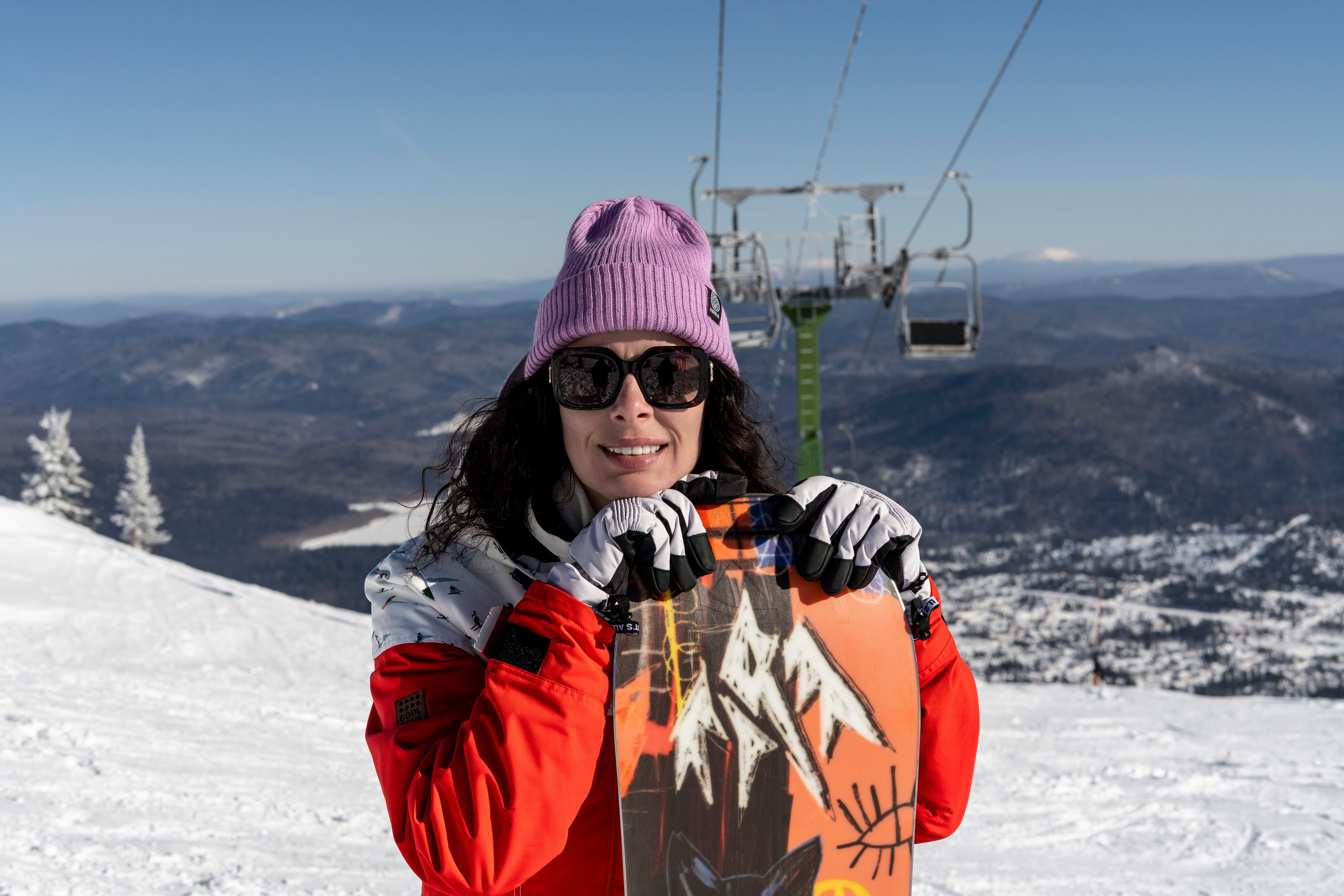 Фотосессия на вершине. Анастасия Паршукова — фотограф Шерегеш Новосибирск