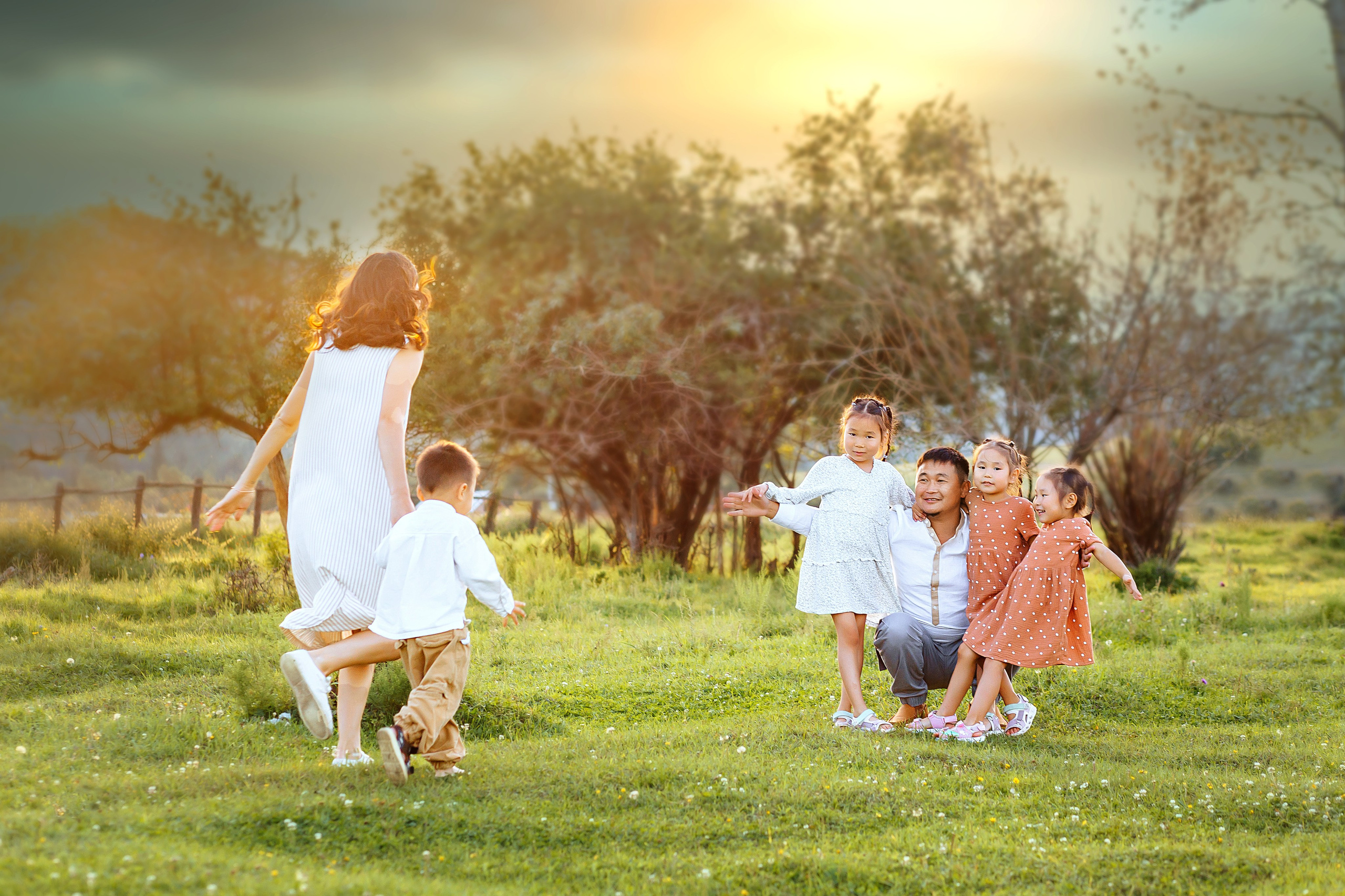 Дарима с семьей. Фотограф Бурятии София Андриянова