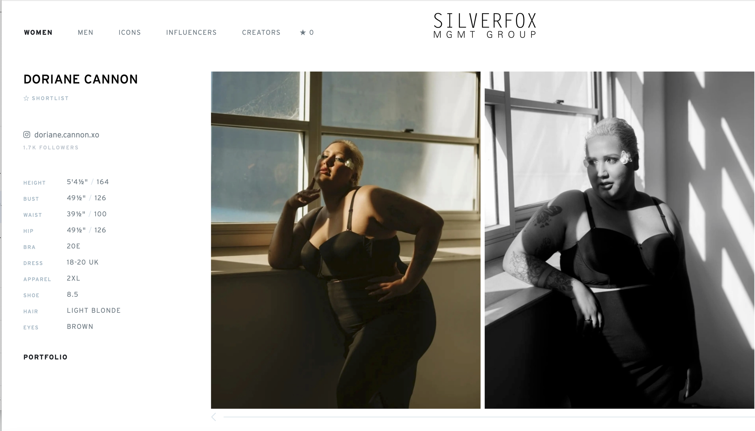 Model Portfolio — Doriane Cannon | Sydney Fashion Photographer