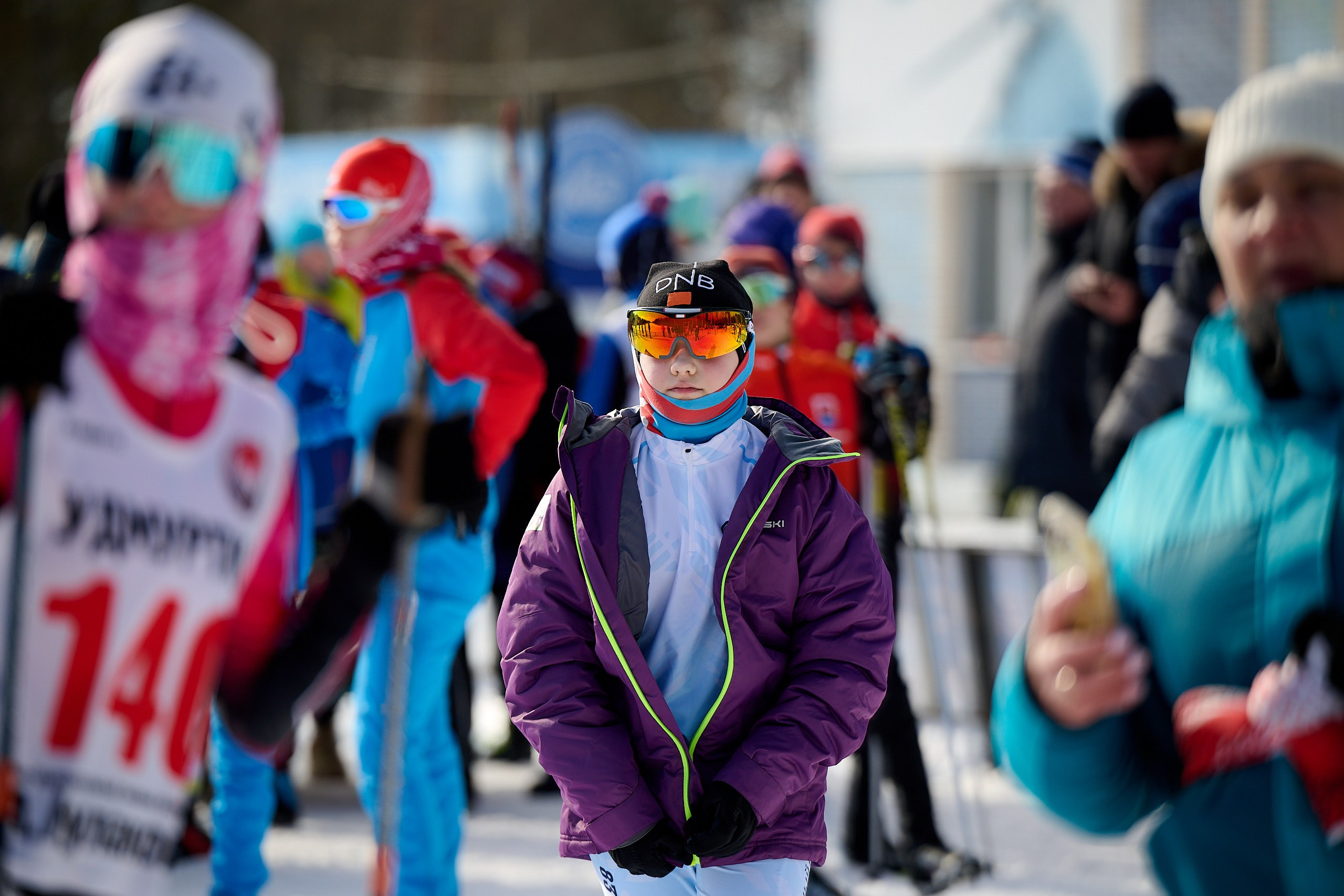 Всероссийские соревнования по лыжным гонкам «Пионерская правда». Ижевс. Спортивный репортажный фотограф в Ижевске Сергей Мерзляков