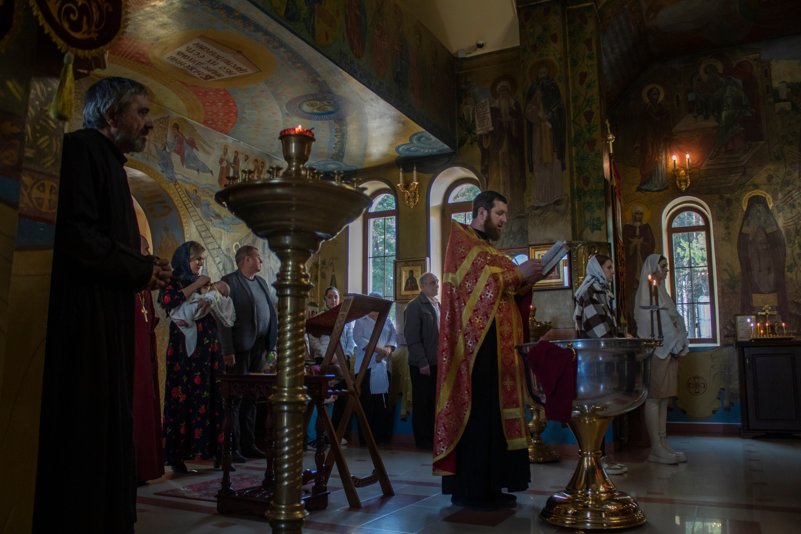 Крещение Серафима. Семейный фотограф г. Димировград Андросова Екатерина