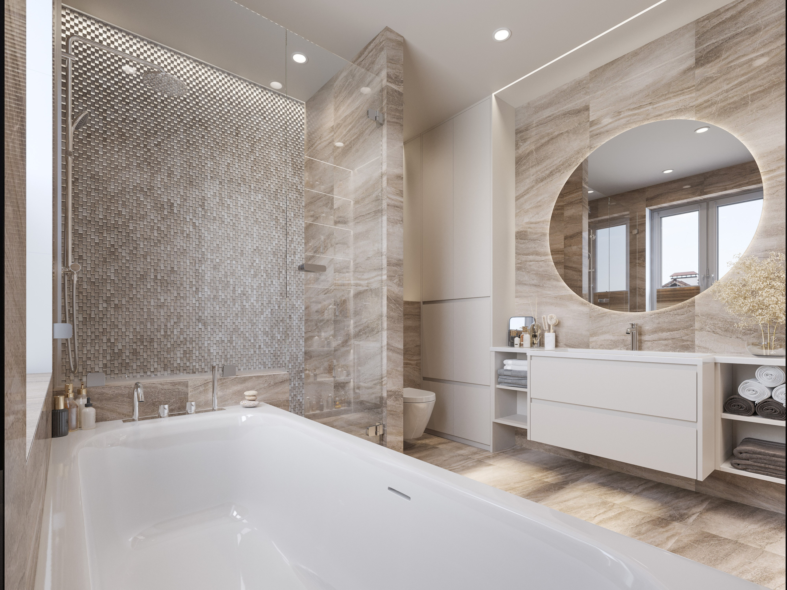 Проект Загородного Дома с 5 Детскими Комнатами | 3D Визуализация Современного Интерьера. Визуализатор интерьера в Москве | Брагин Кирилл