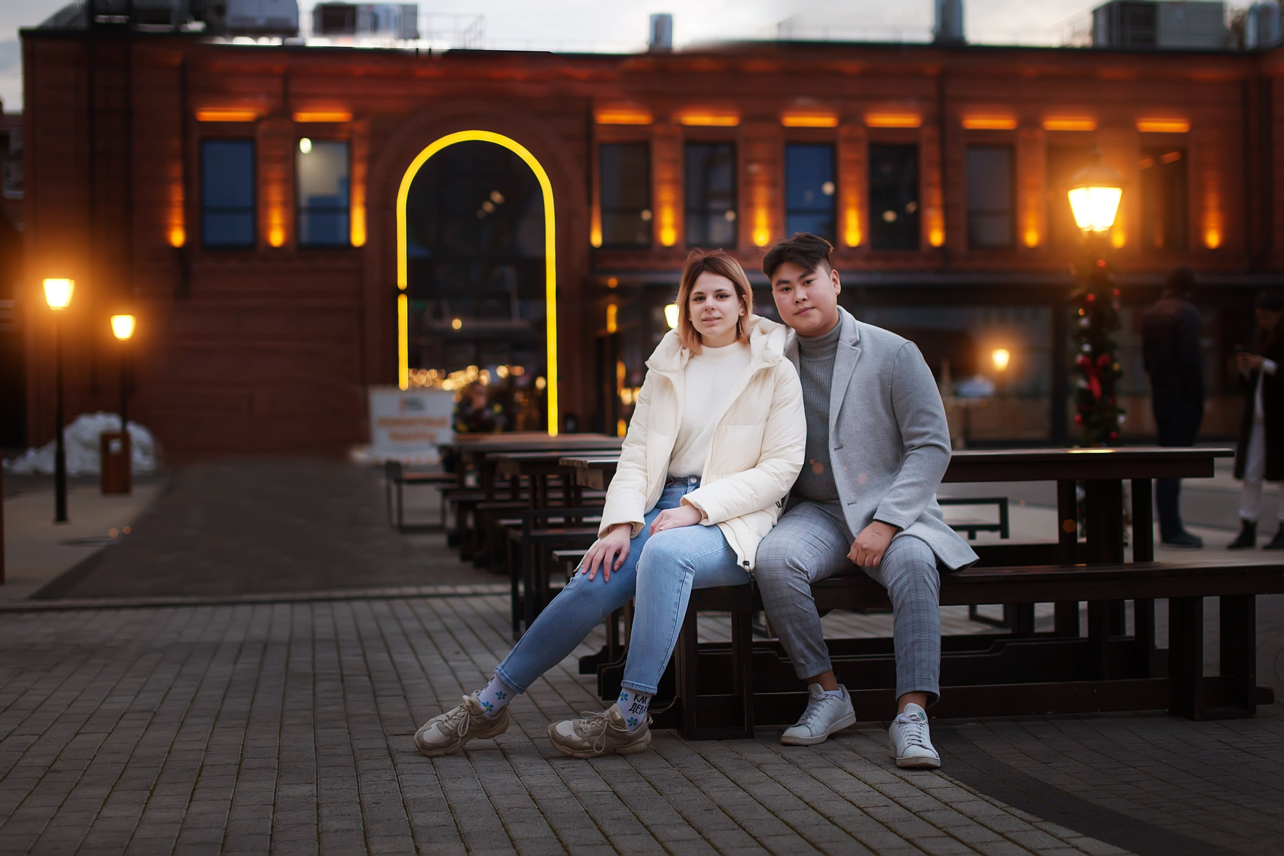 Слава и Полина новогодняя прогулка. Семейный и детский фотограф в Краснодаре Брусилова Марина