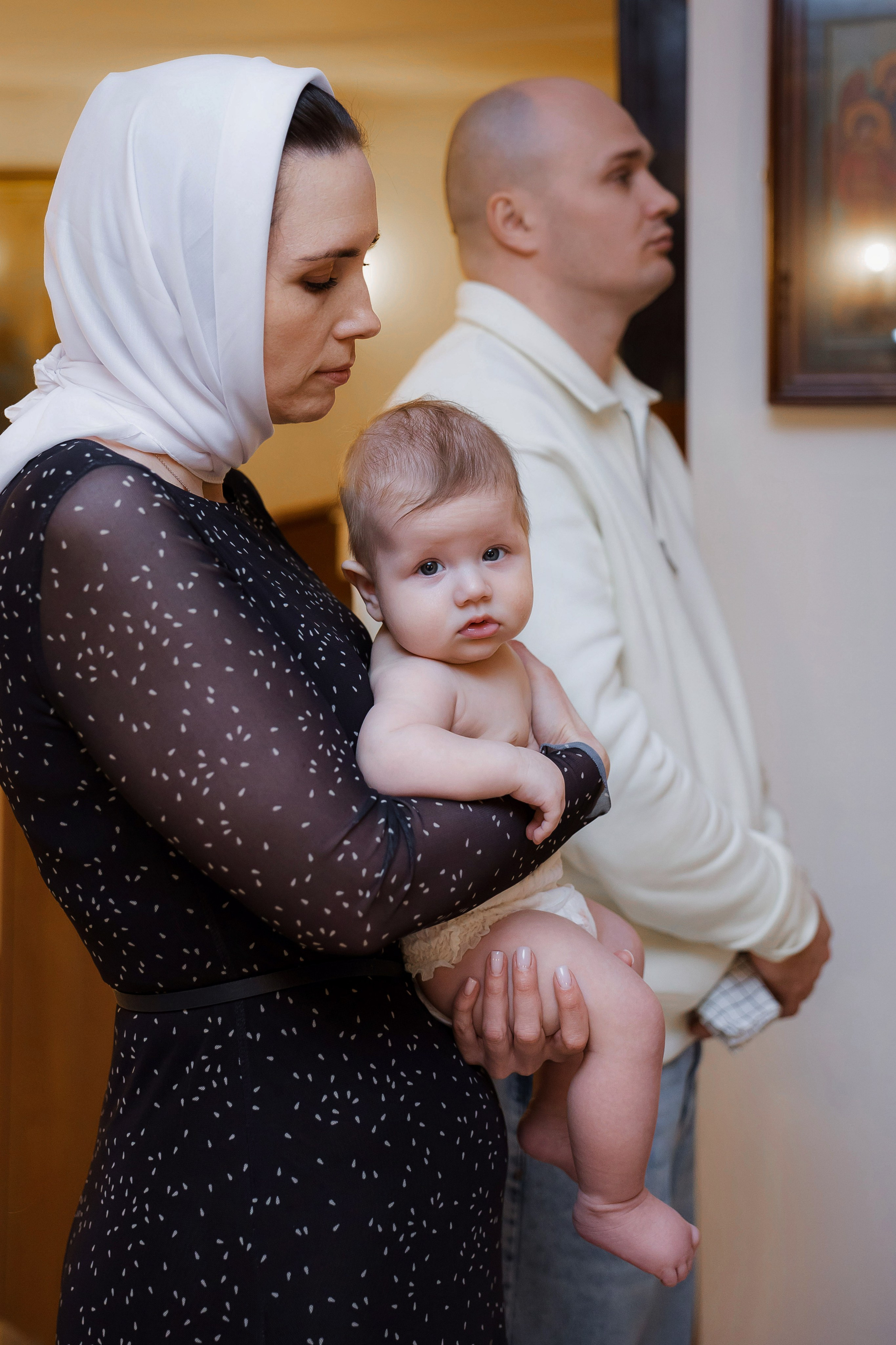 Крещение Андрея. Семейный и детский фотограф в Москве Александра Мак