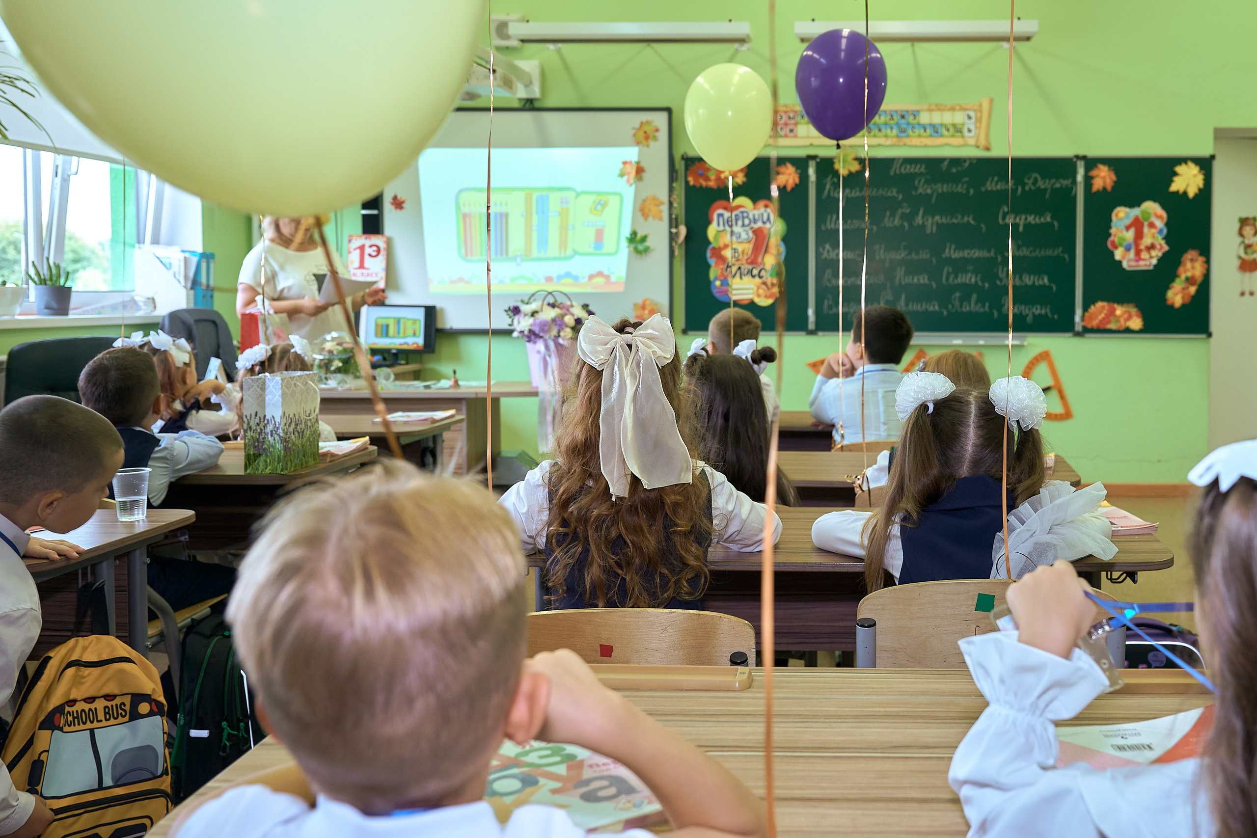 ПЕРВОКЛАШКИ апрелевской школы № 3. Школьный и семейный фотограф, Одинцово