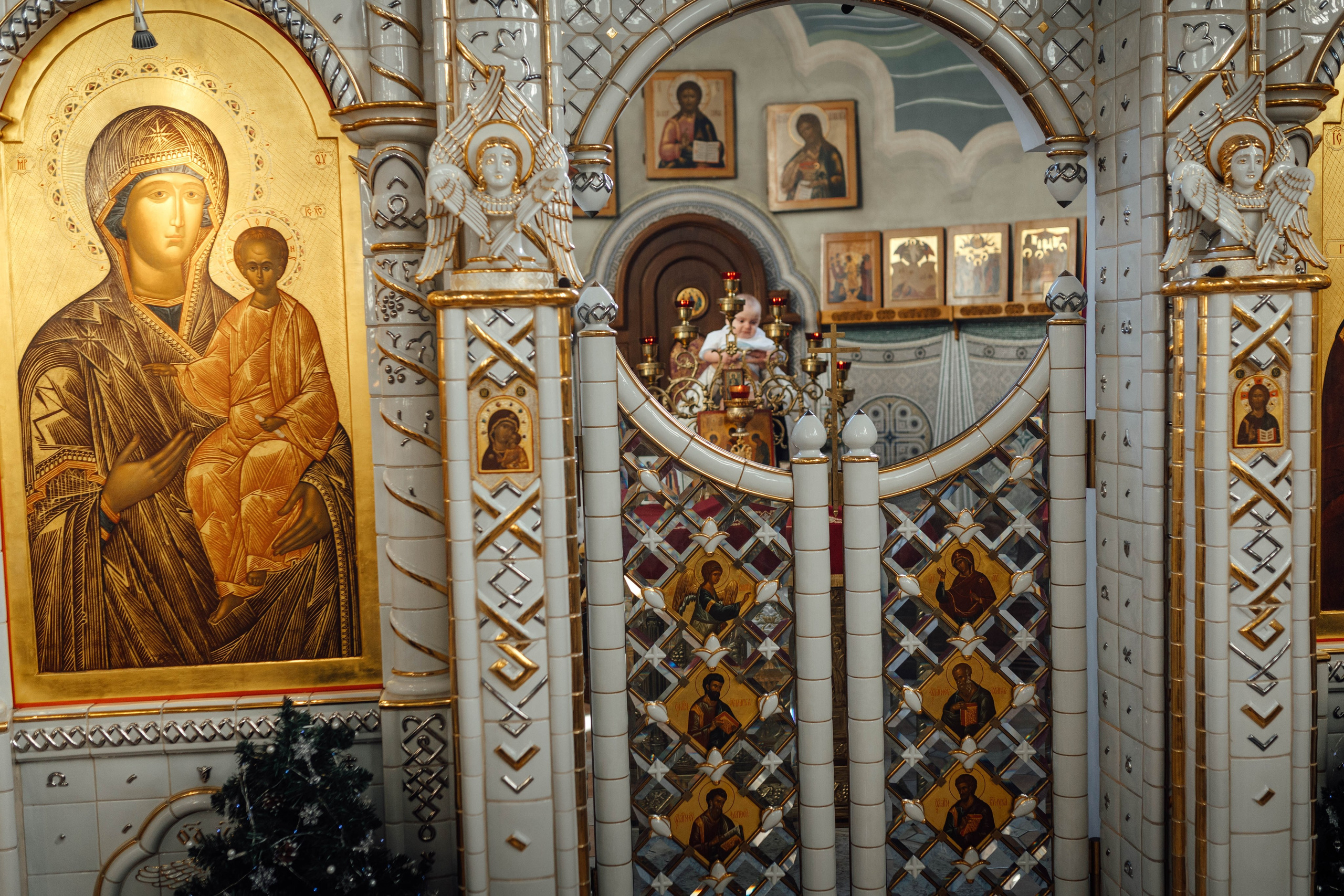 Крещение Александра, храм Иова Многострадального (Дом Милосердия), Минск, январь 2026