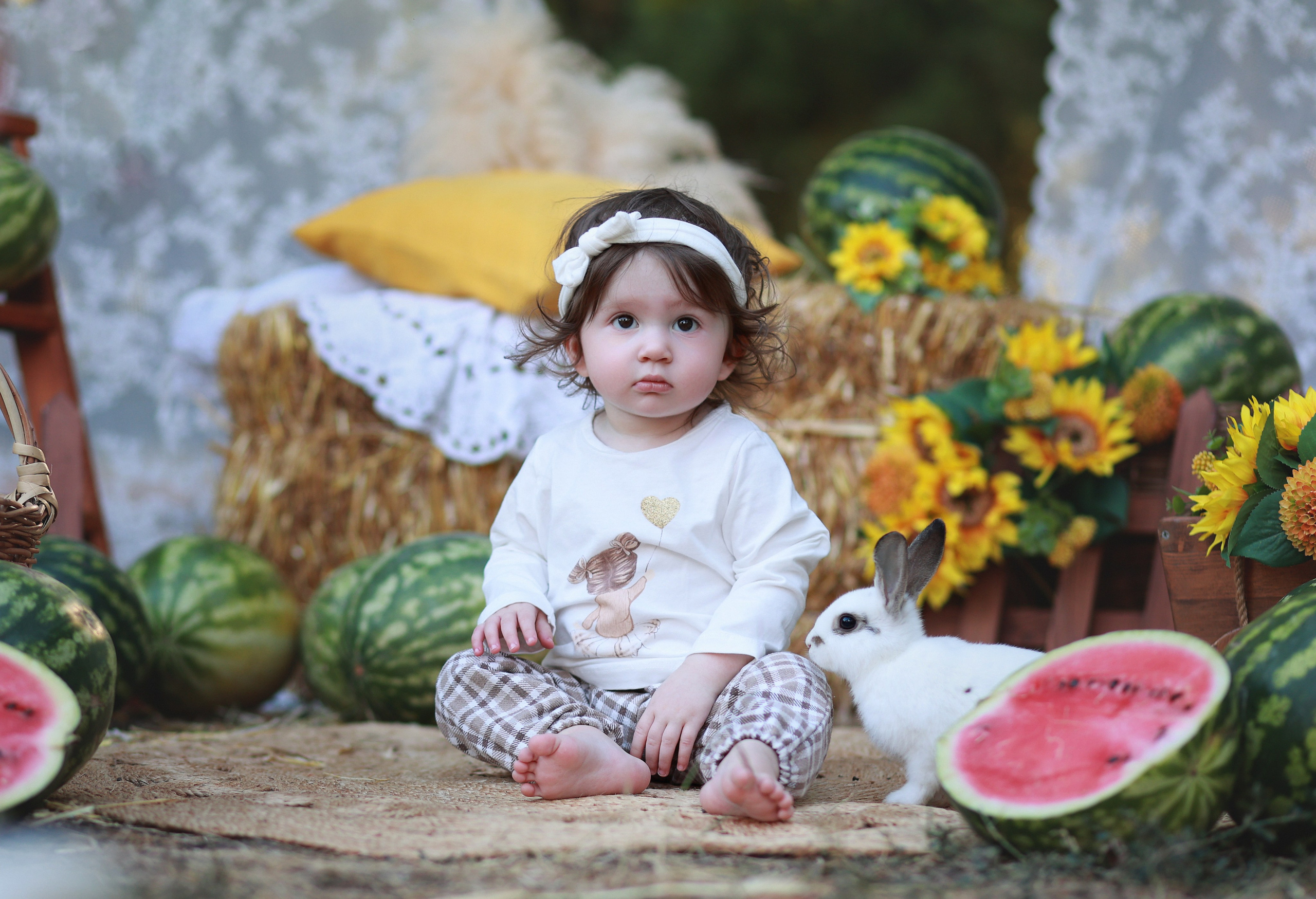 Арбузный фотодень. Детский семейный фотограф Краснодар