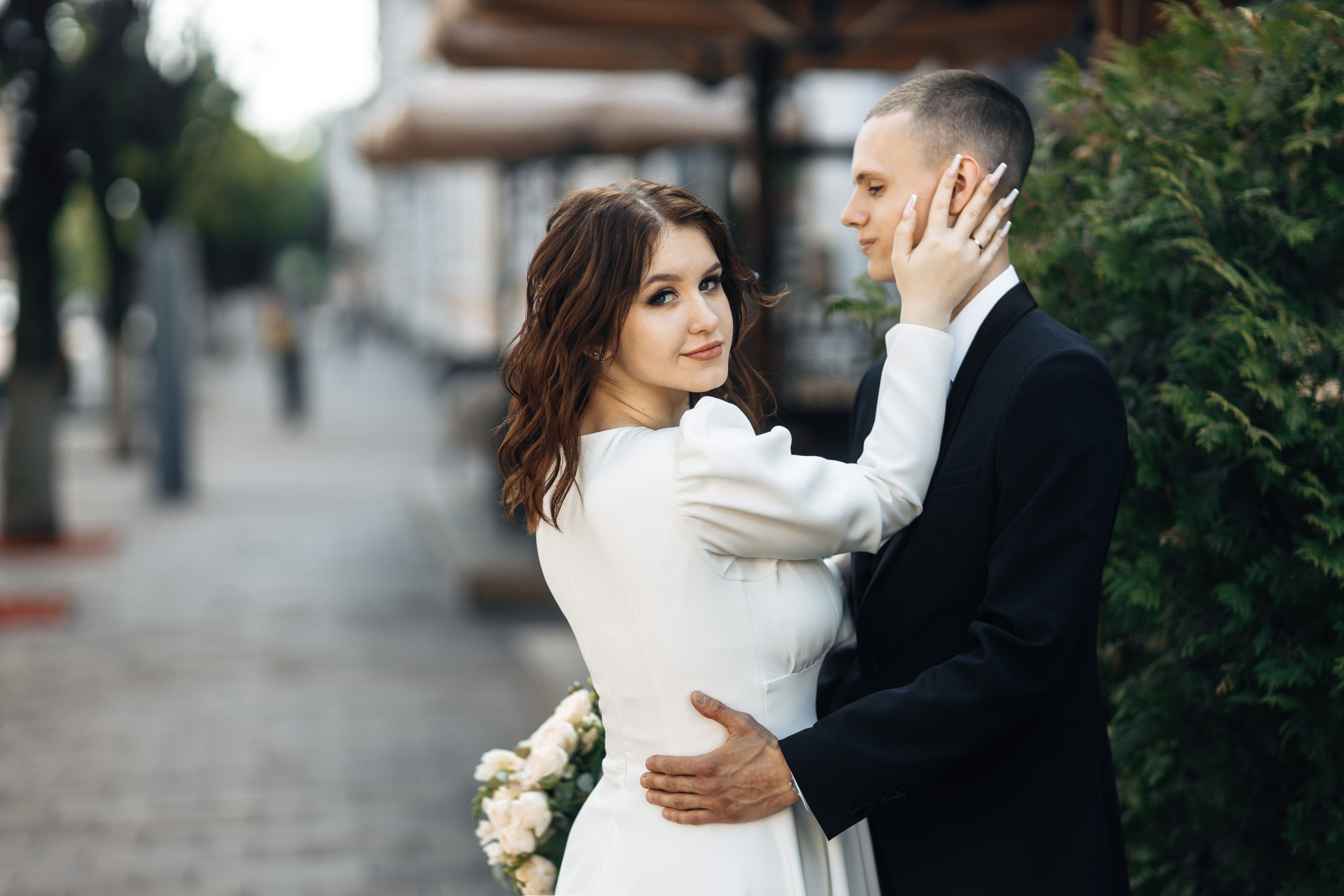 Свадебная прогулка в Смоленске. Свадебный фотограф Вашкевич Денис