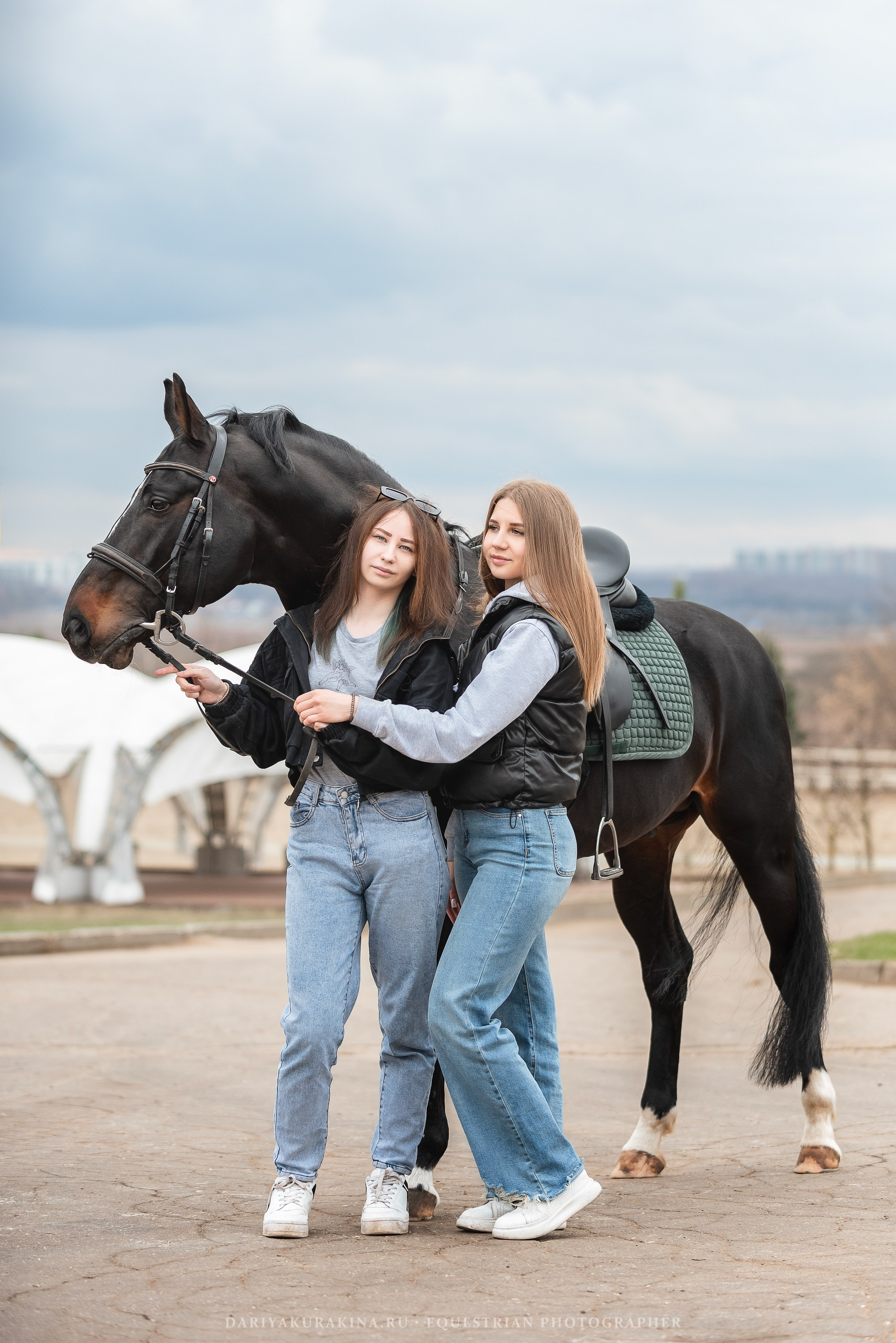 Вероника и Анастасия, Кливленд HORSIO. Конный фотограф Куракина Дарья • Фотосессии с лошадьми
